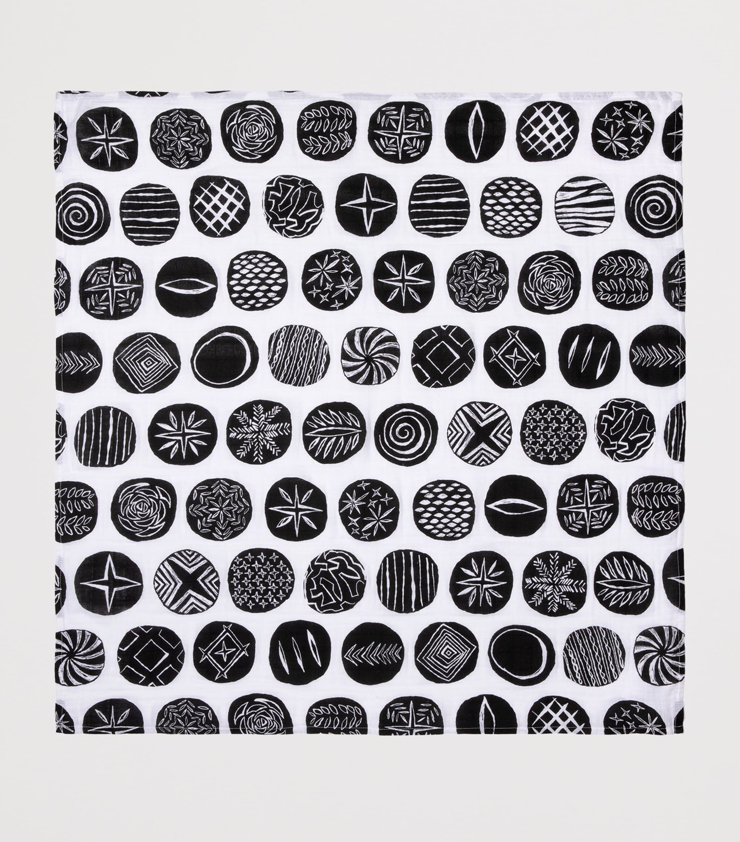 Cotton Bread Blanket BLACK Image 2