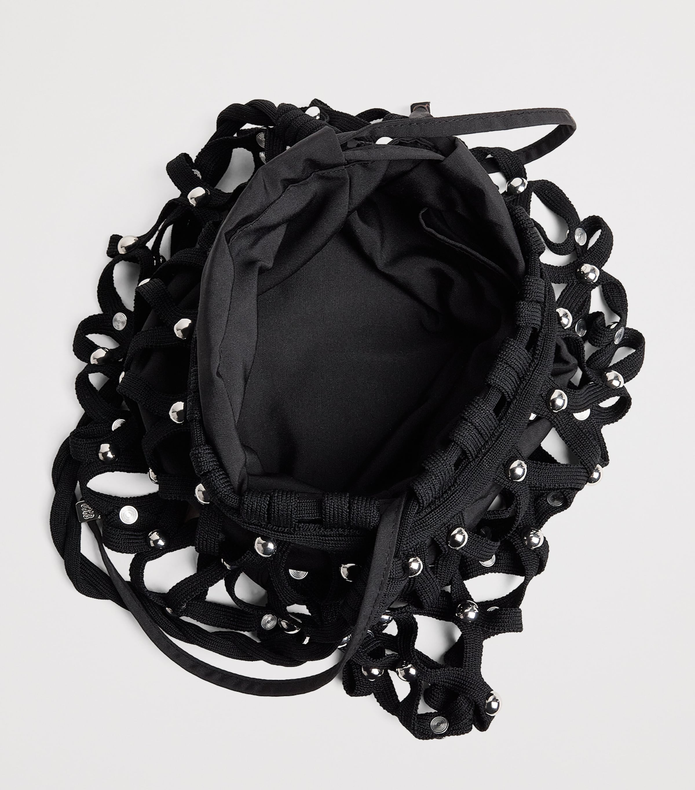 Sandro Paris Studded Shoulder Bag Black Image 5