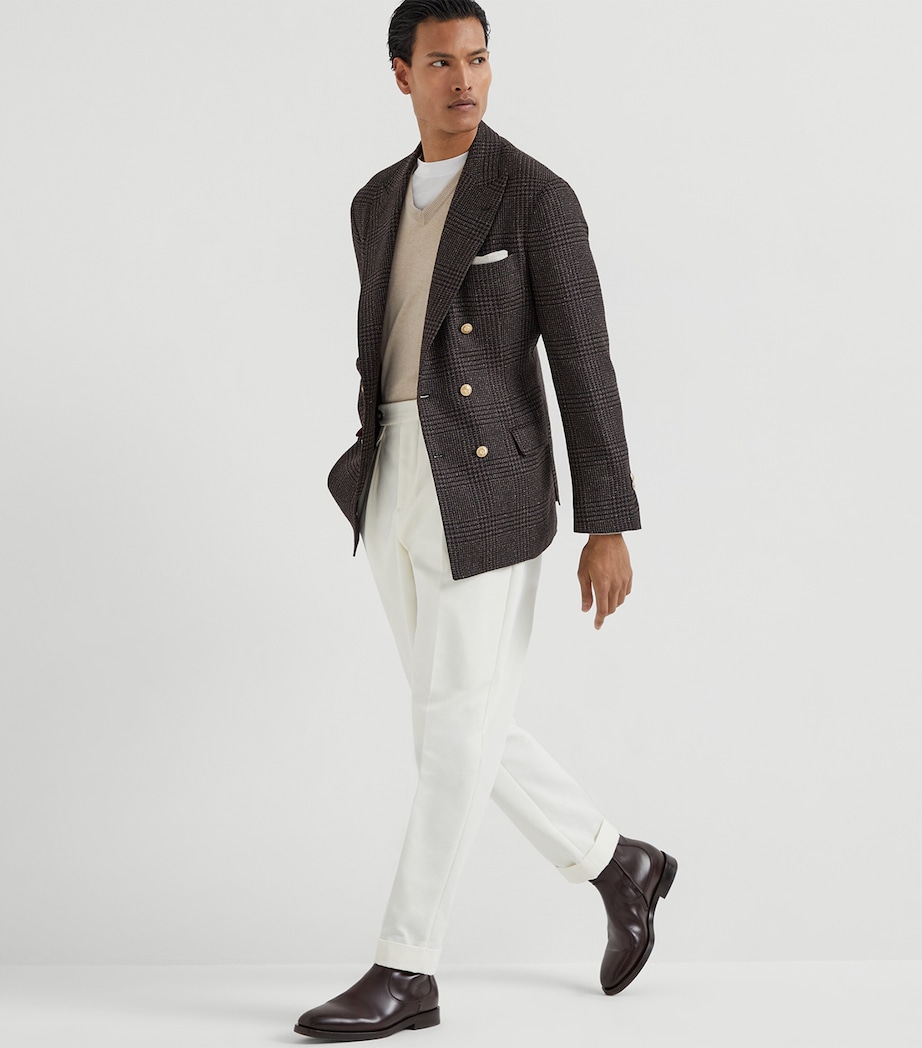 Cashmere V-Neck Sweater CS396 Image 4