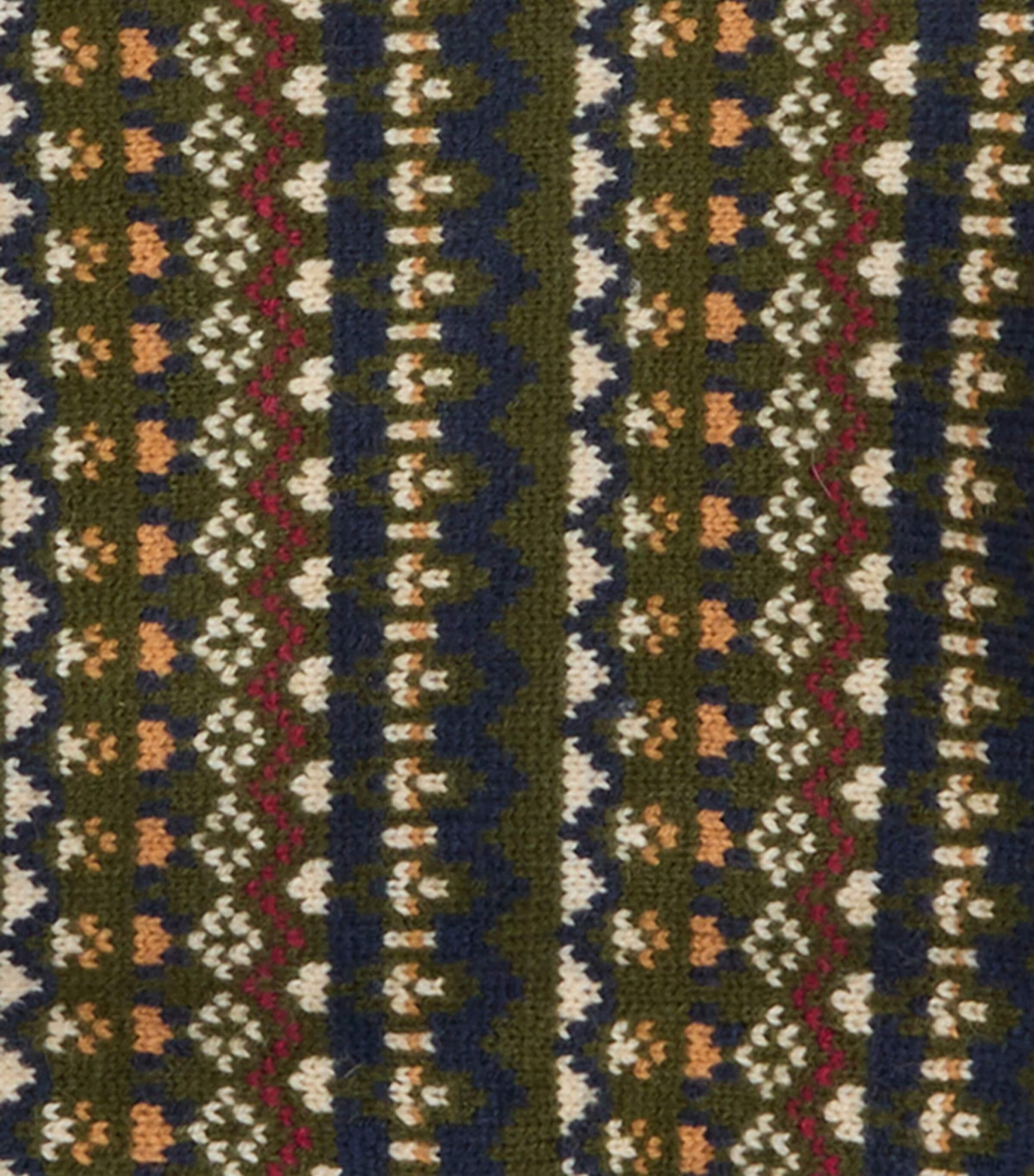 Fair Isle Marlow Dog Sweater (S - L) OLIVE Image 4
