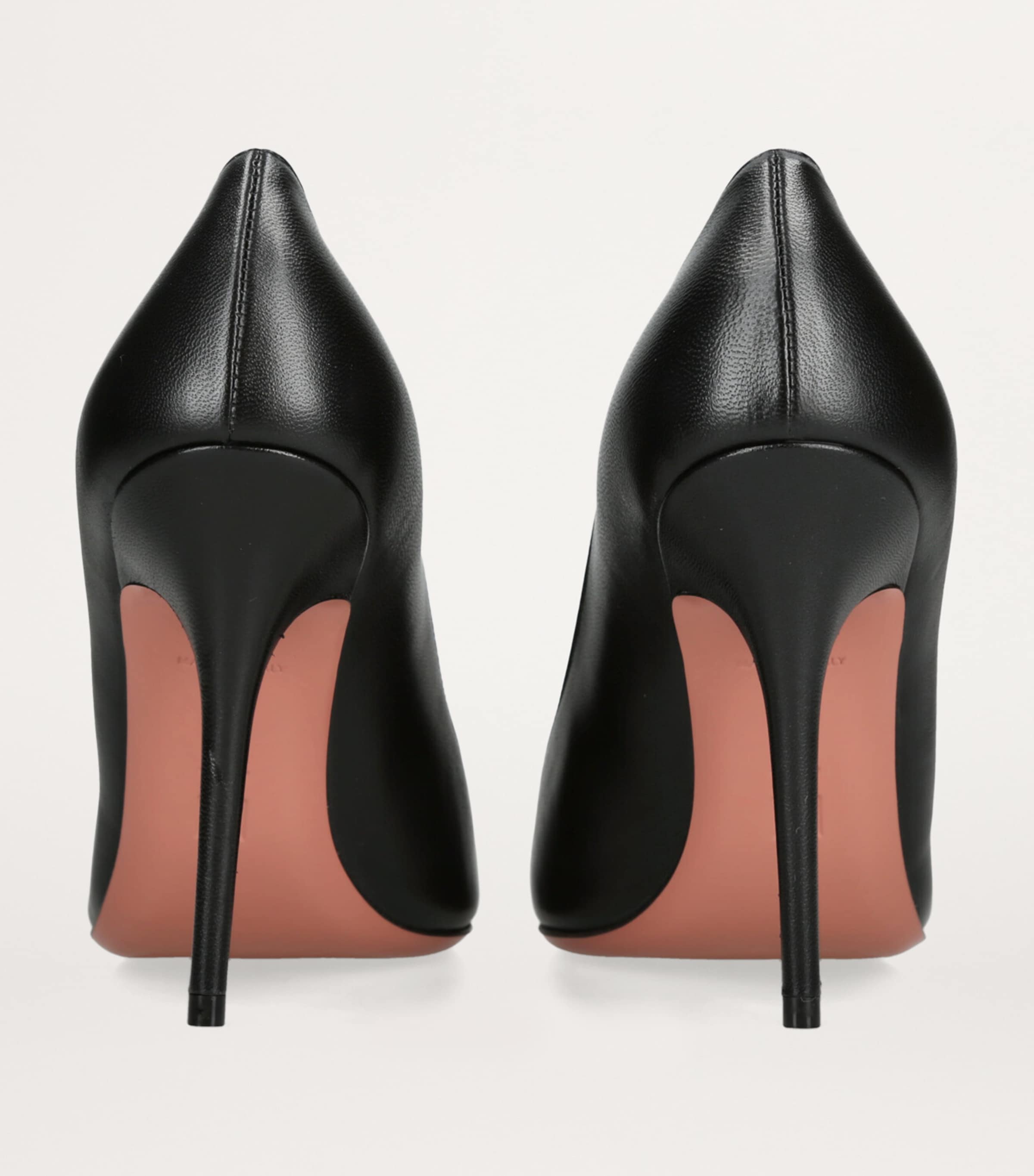 Leather Barbara Pumps 105 BLACK Image 3