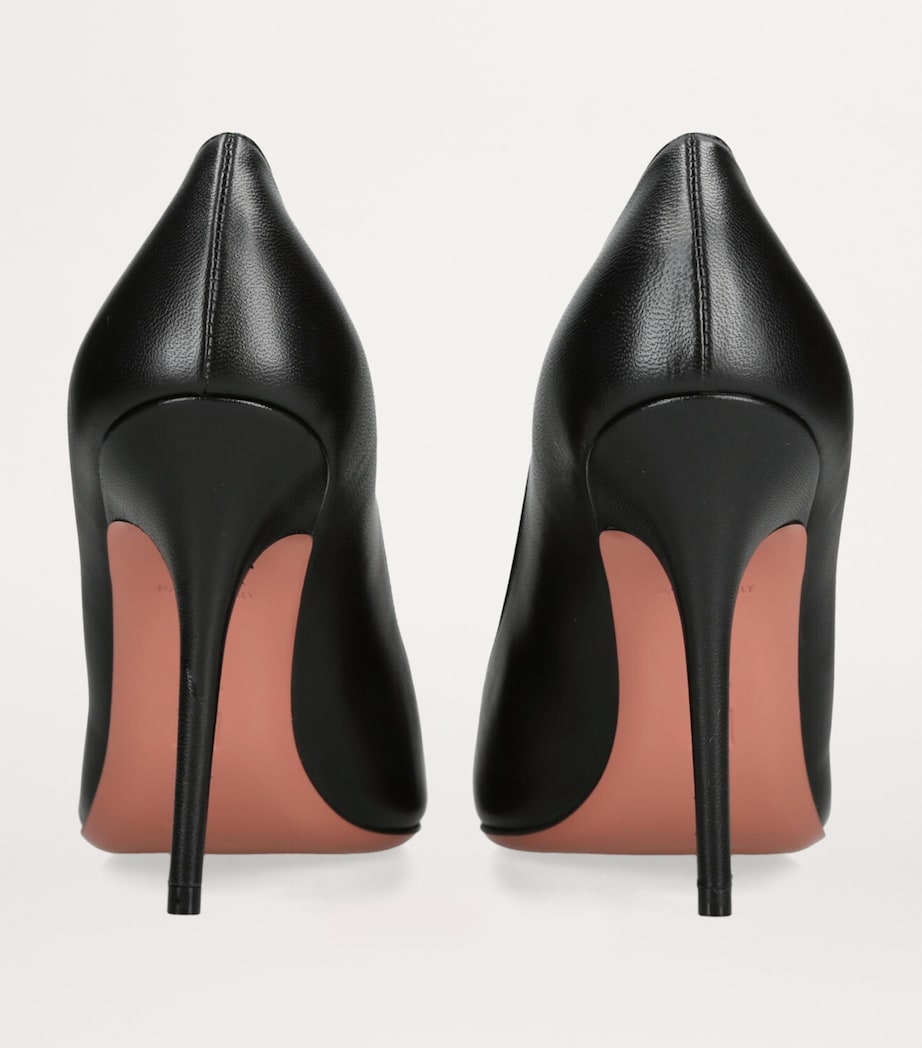Leather Barbara Pumps 105 BLACK Image 3