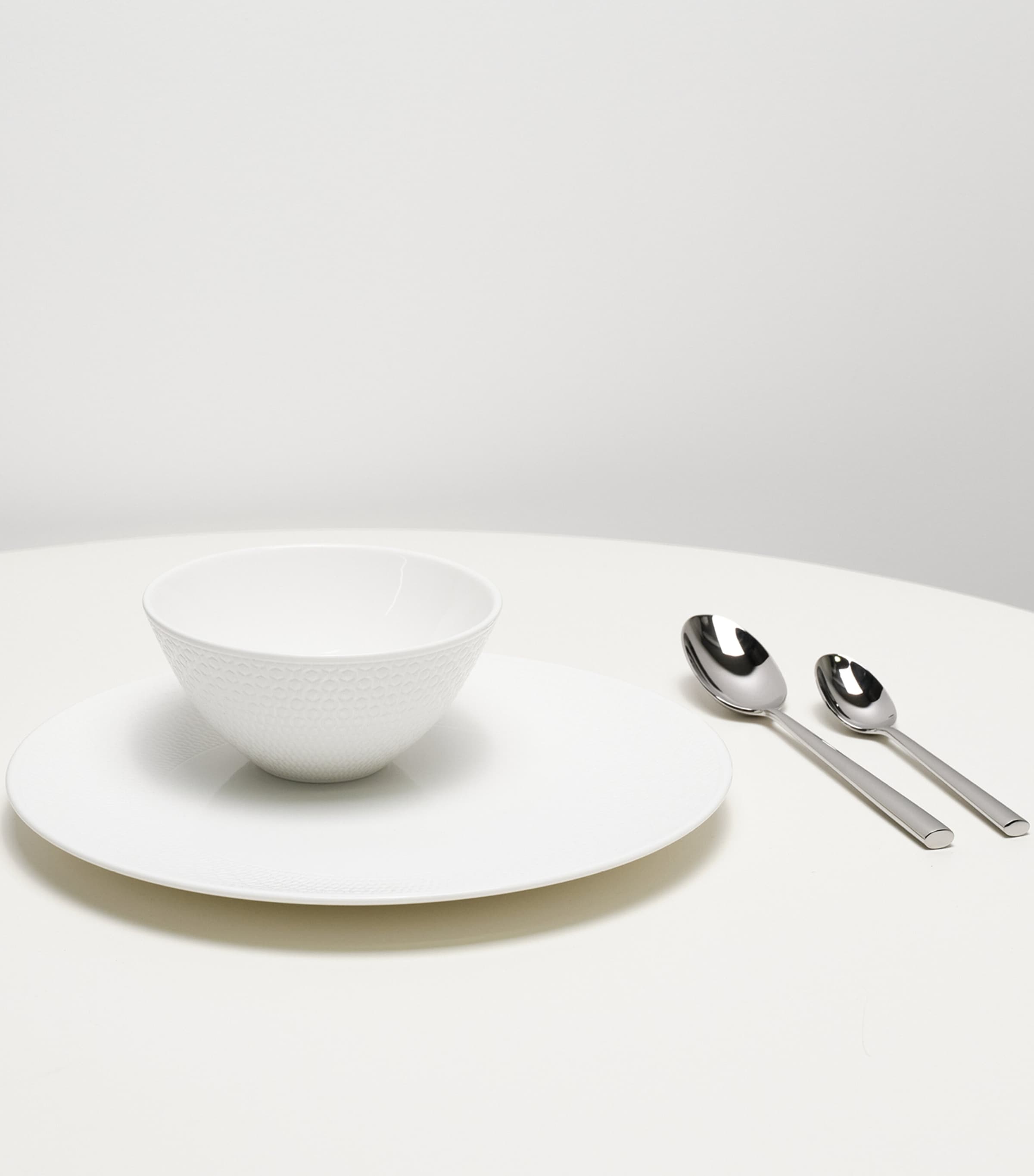 Stainless Steel Teaspoons (Set of 2) SILVER Image 2