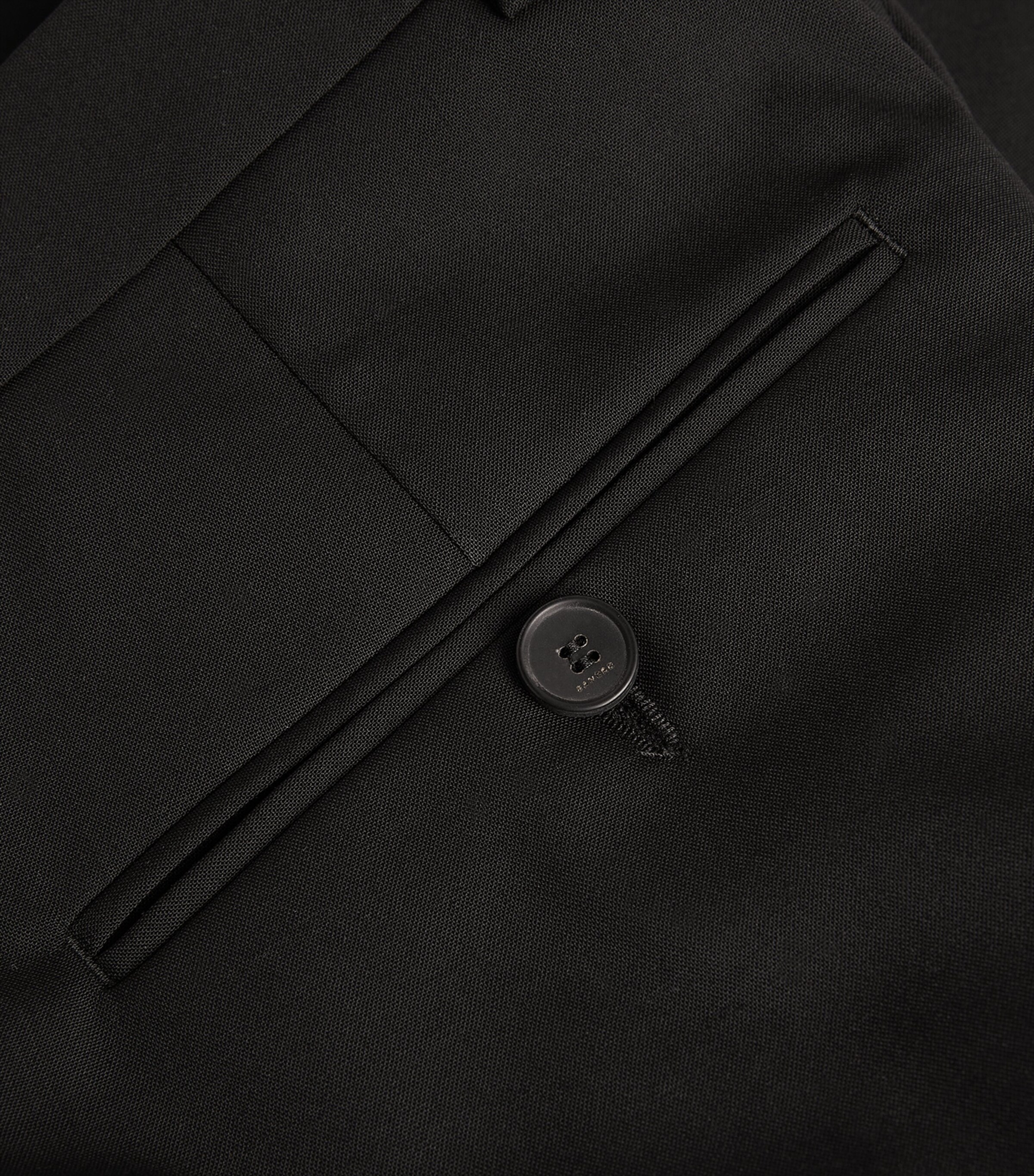 Virgin Wool Trousers BLACK Image 5