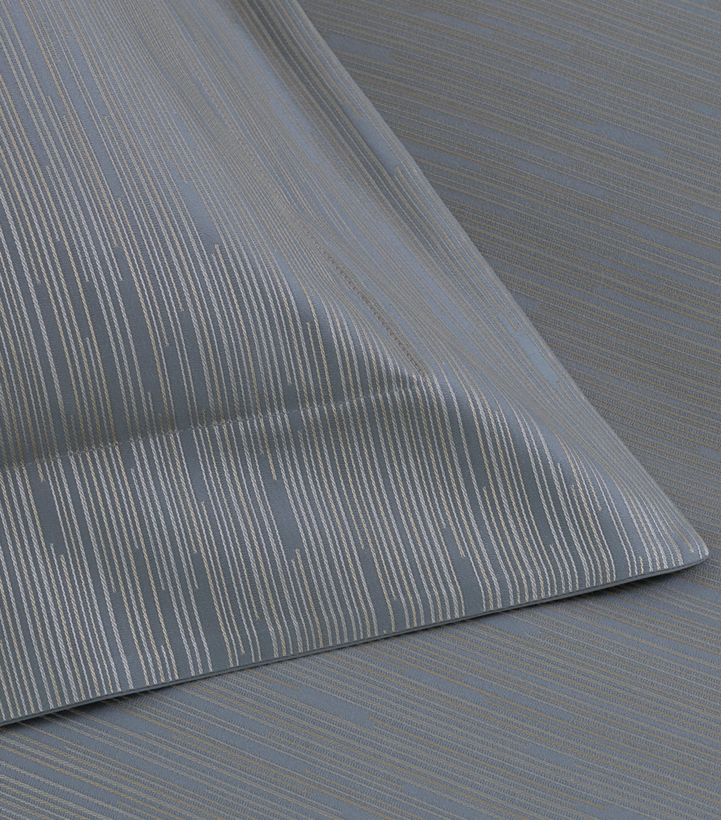 Frette Stardust Jacquard Oxford Pillowcase (51cm x 71cm) Dusty Grey/go Image 2