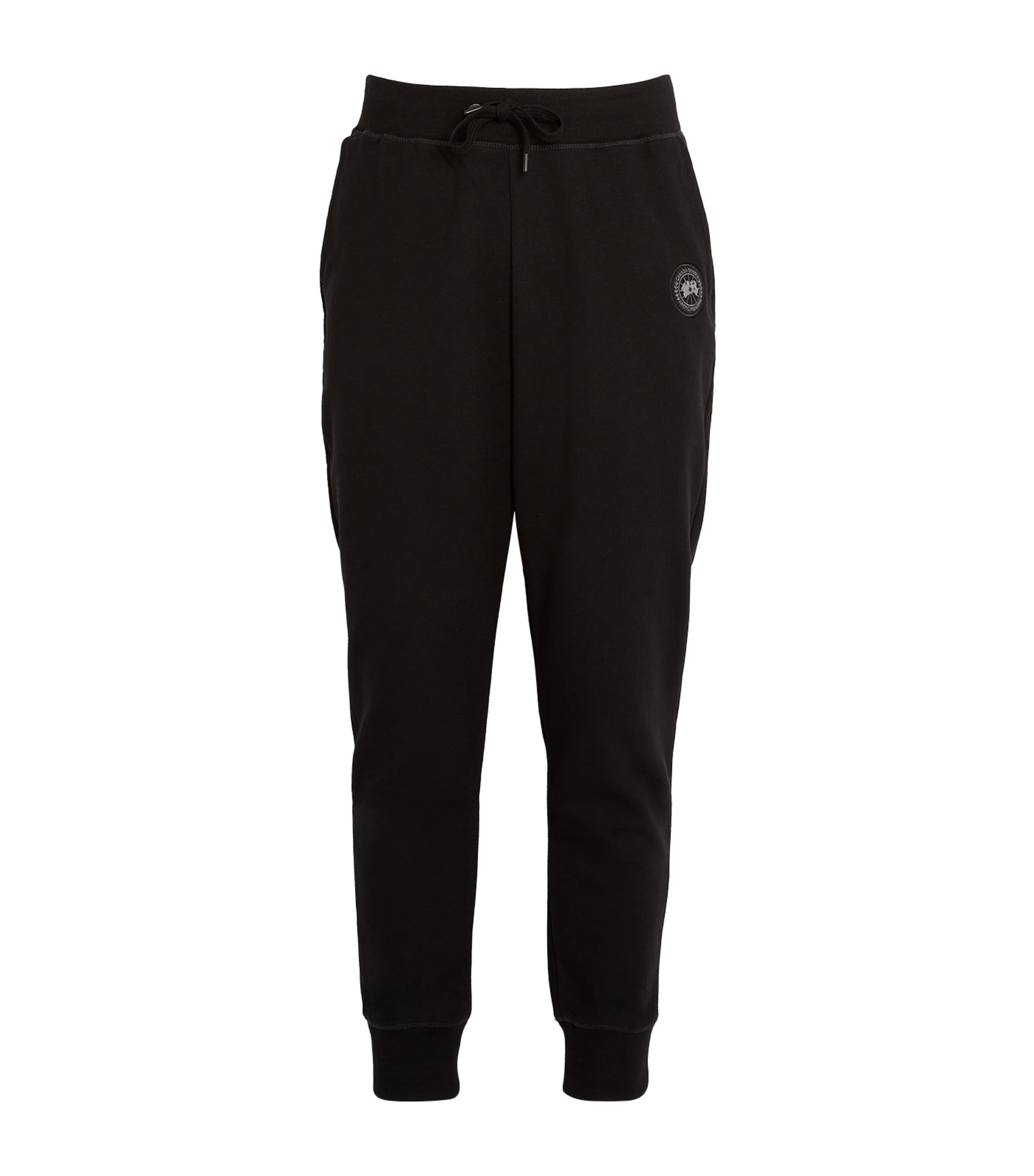 Canada Goose Cotton Huron Sweatpants In Black