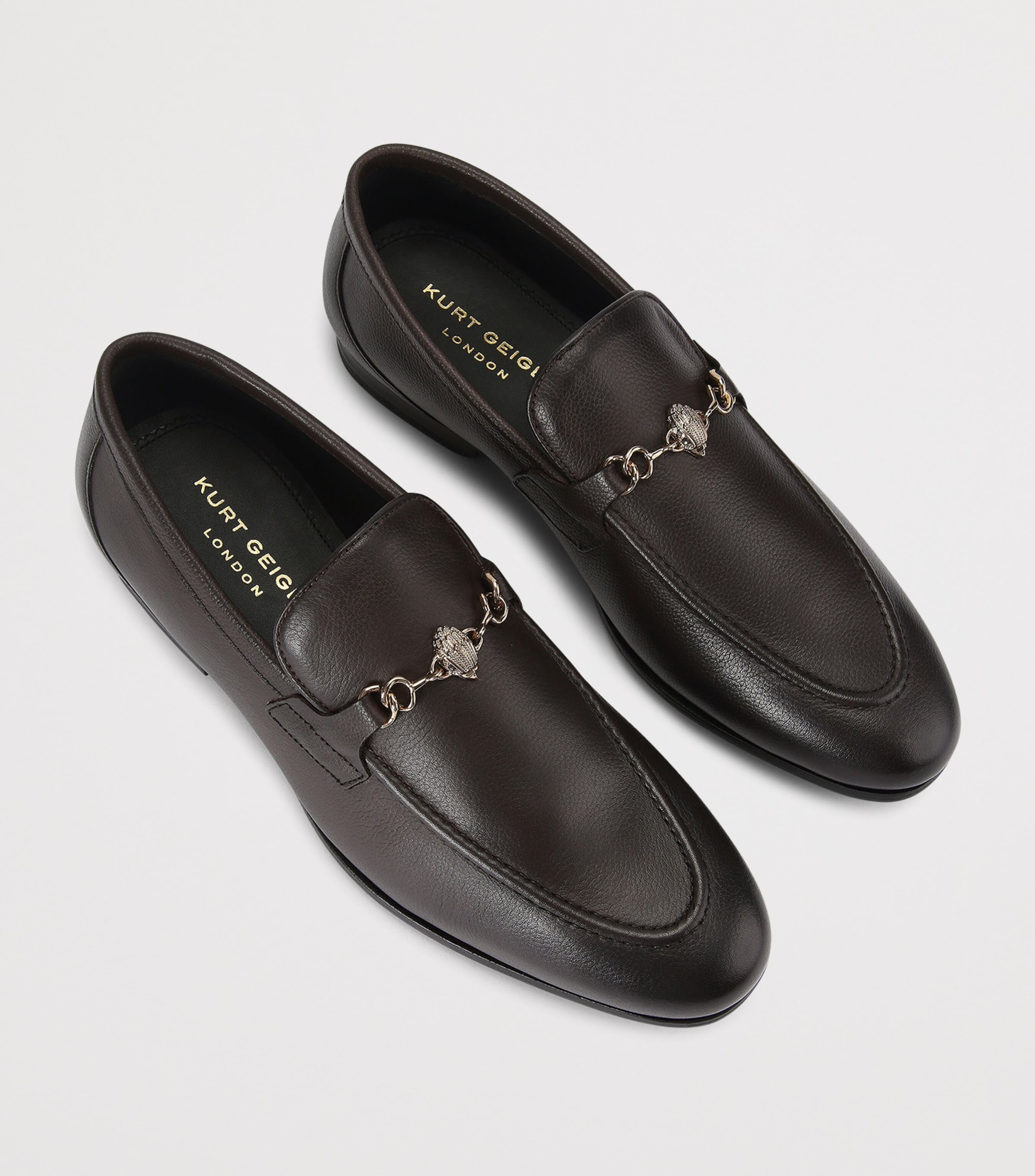 Leather Alton Loafers BROWN Image 3