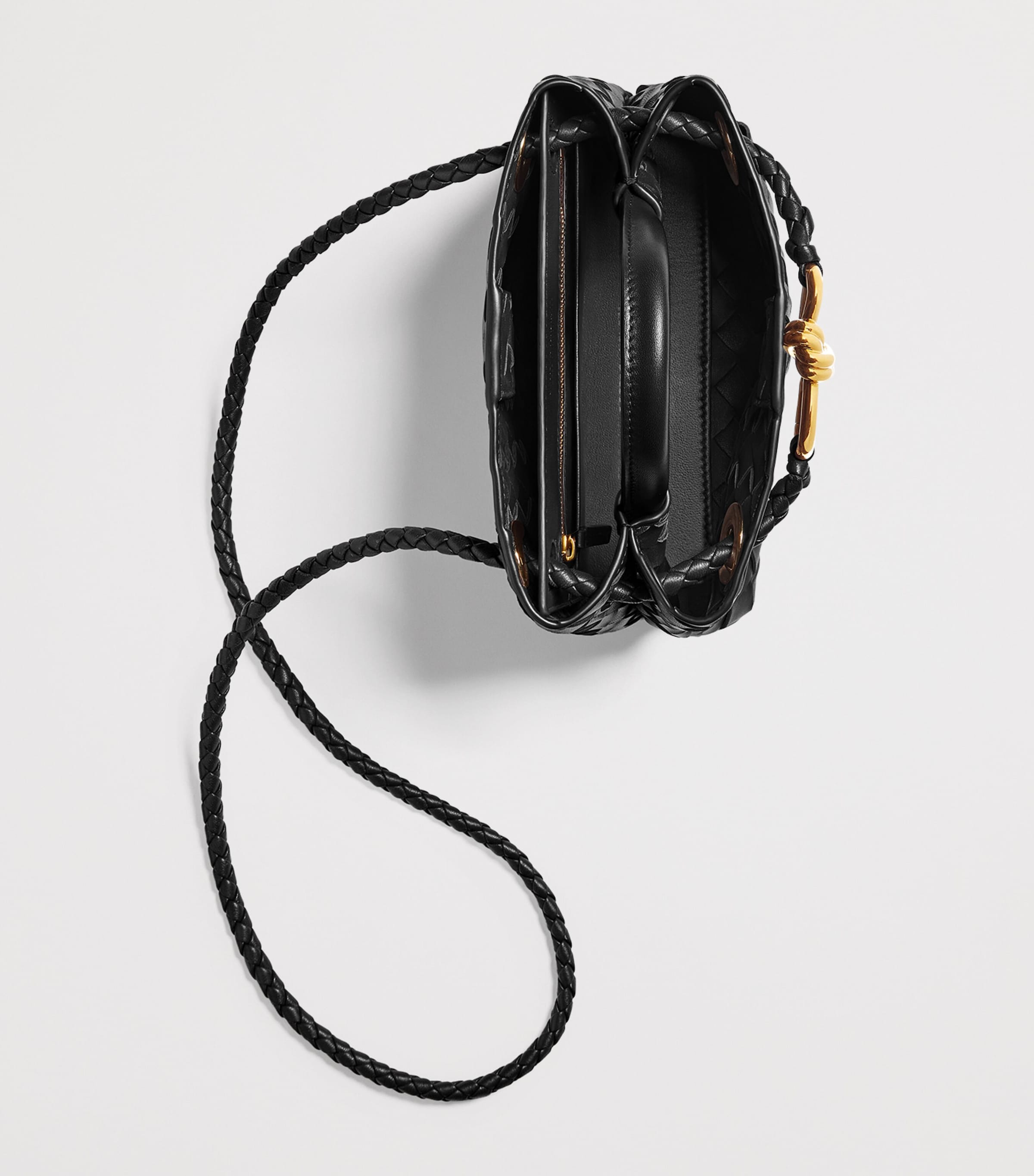 Bottega Veneta Mini Leather Andiamo Top-Handle Bag Image 4