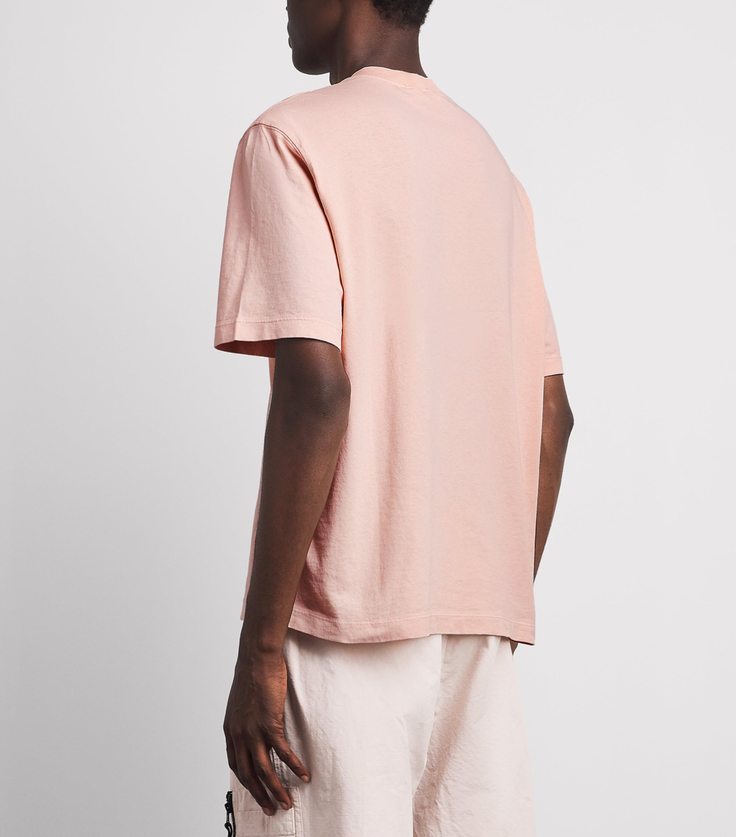Stone Island Mens Organic Cotton Ghost T-Shirt Image 5