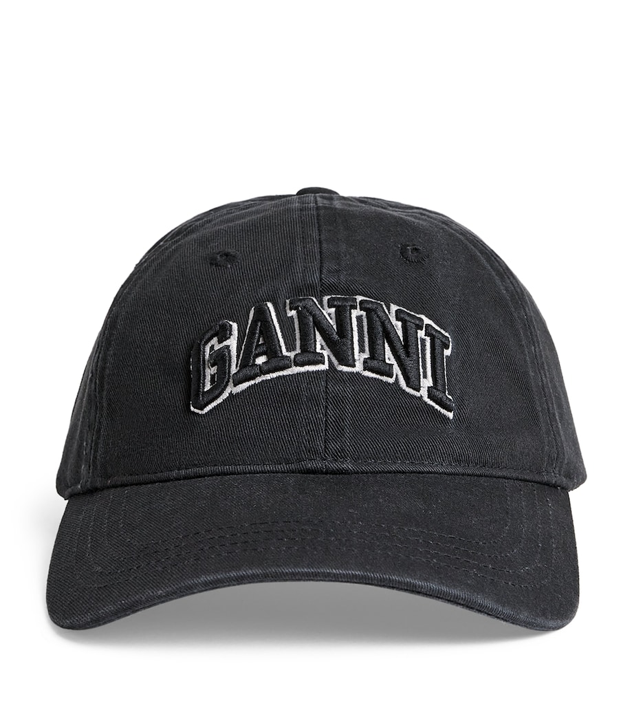 Organic Canvas Baseball Cap 099 BLACK Image 1