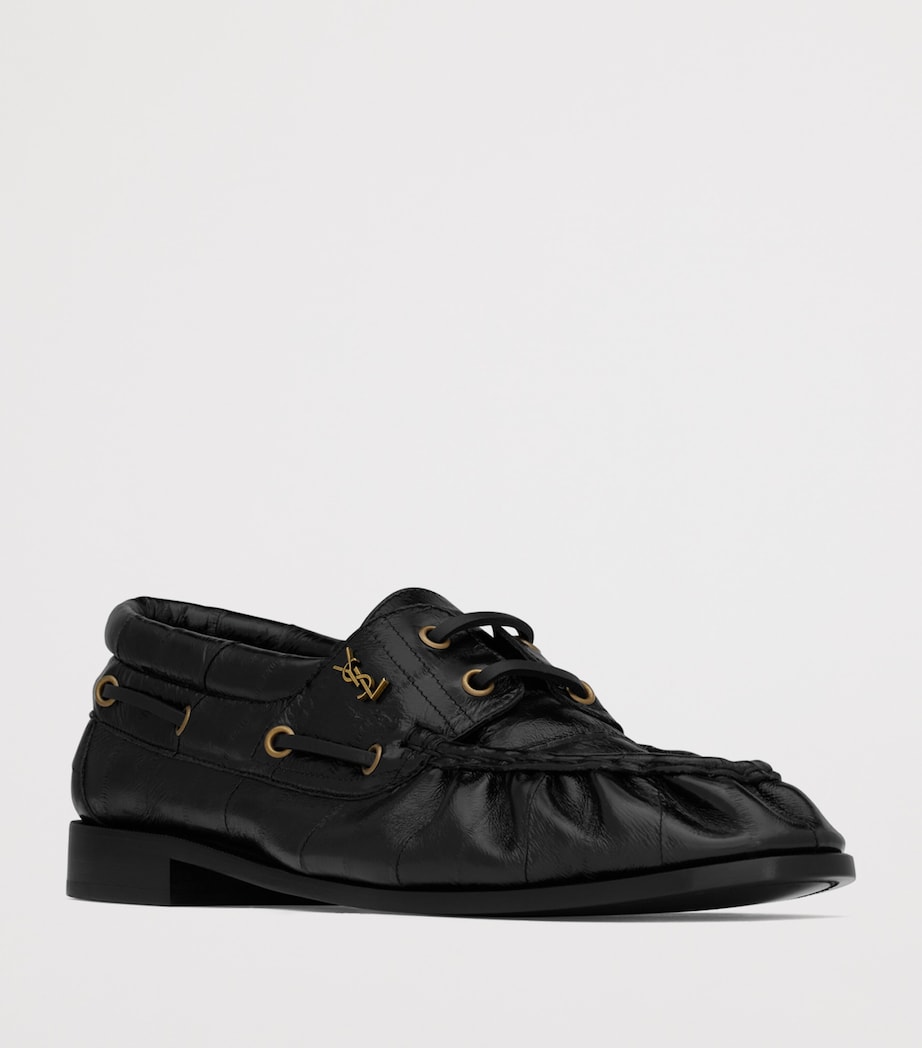Saint Laurent Leather Bateau Le Loafers Image 2