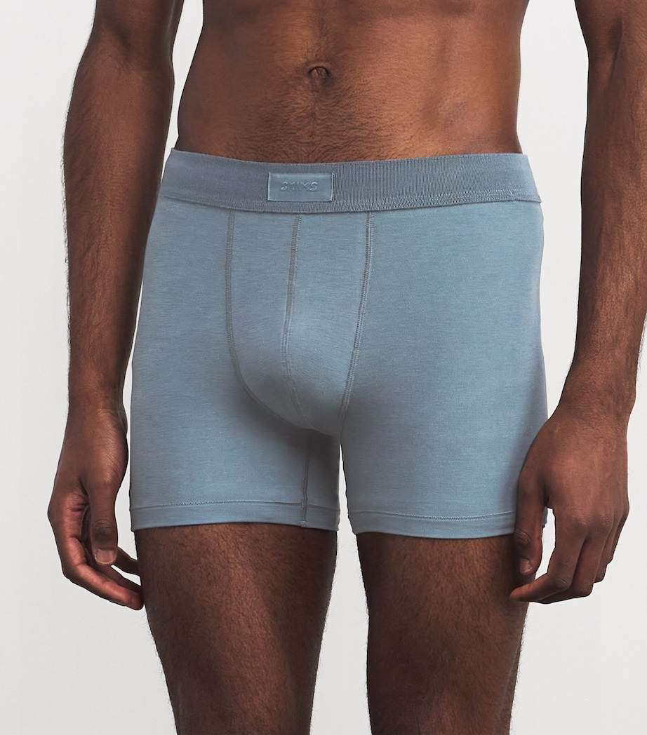 Stretch-Jersey Boxer Briefs (Pack of 3) STONE MULTI Image 2