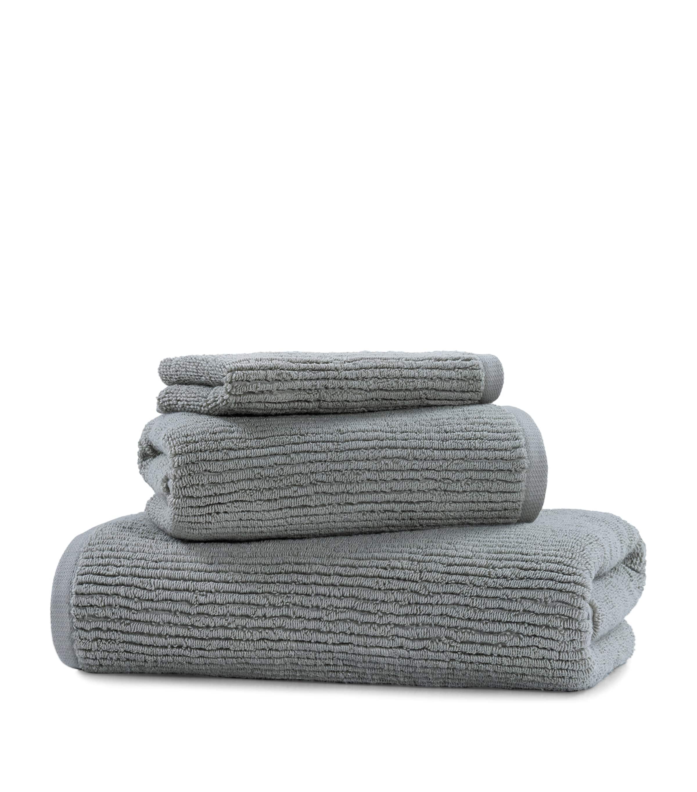 Hamam Organic Cotton Raya Body Towel In Gray