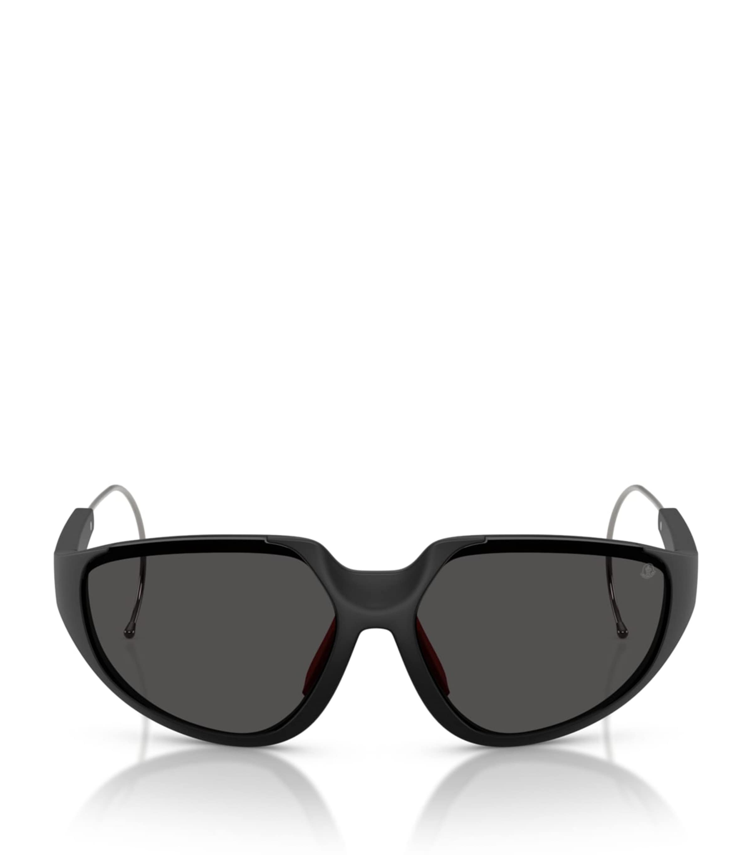 Moncler Laszer Irregular Sunglasses In Black