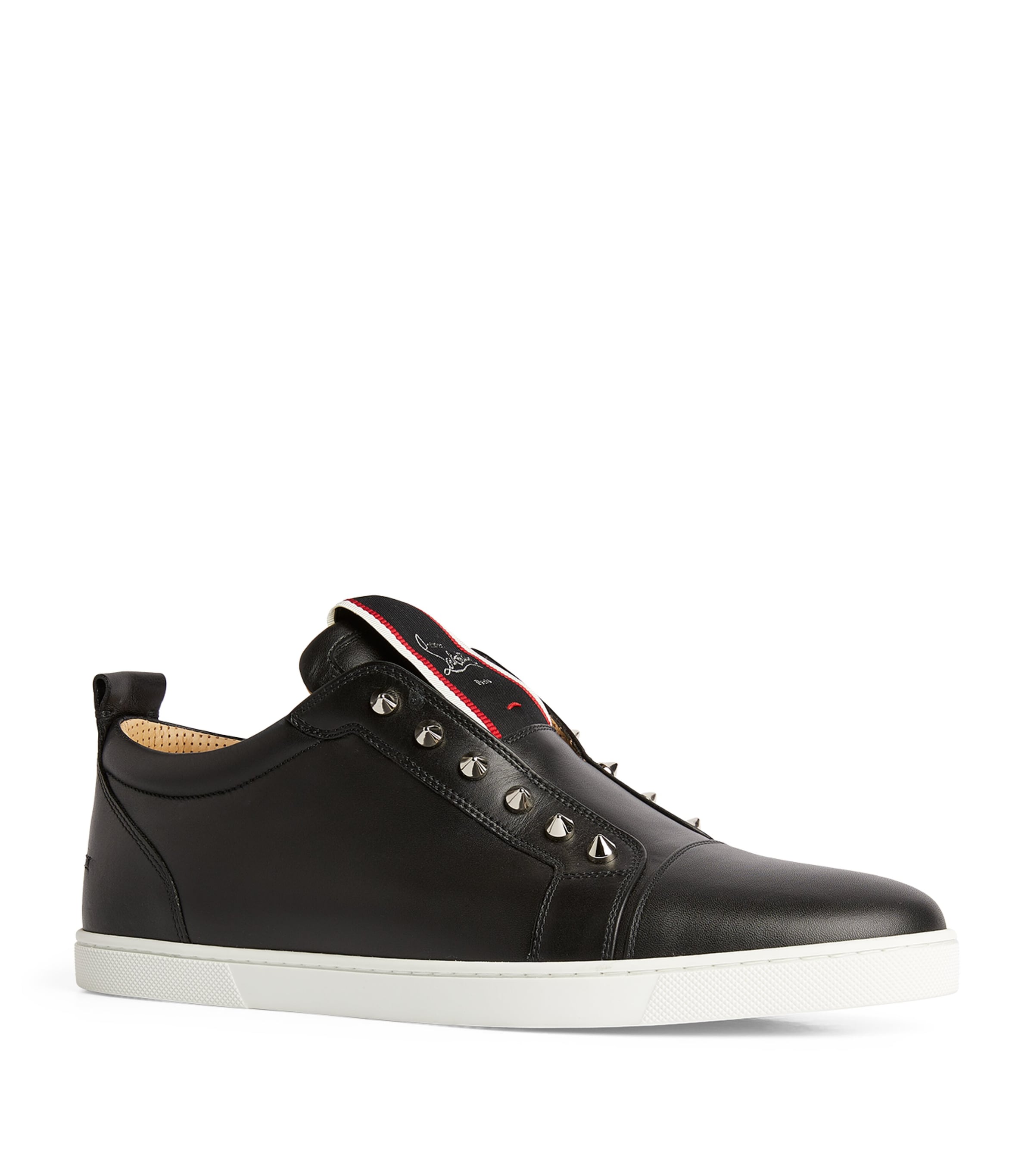 Christian Louboutin F.a.v Fique A Vontade Mid Top Sneaker In Black