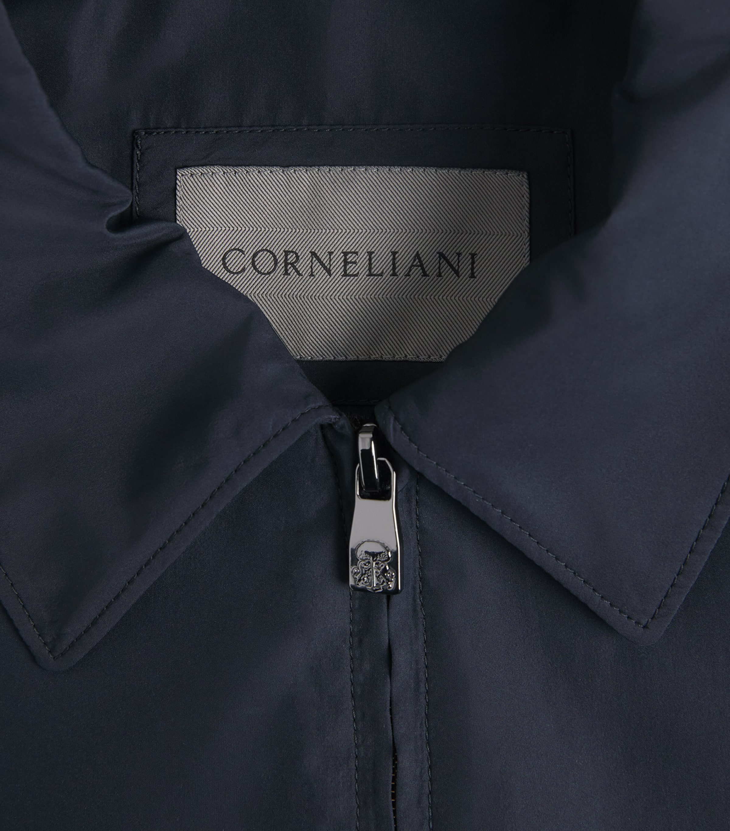 Zip-Up Jacket 001 NAVY BLUE Image 6