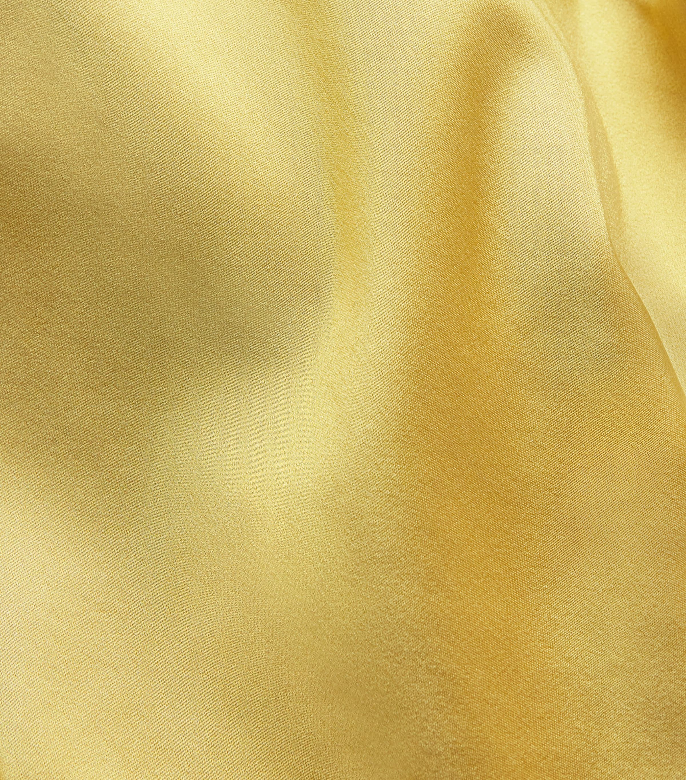 Satin Garden Mini Dress TURMERIC Image 5
