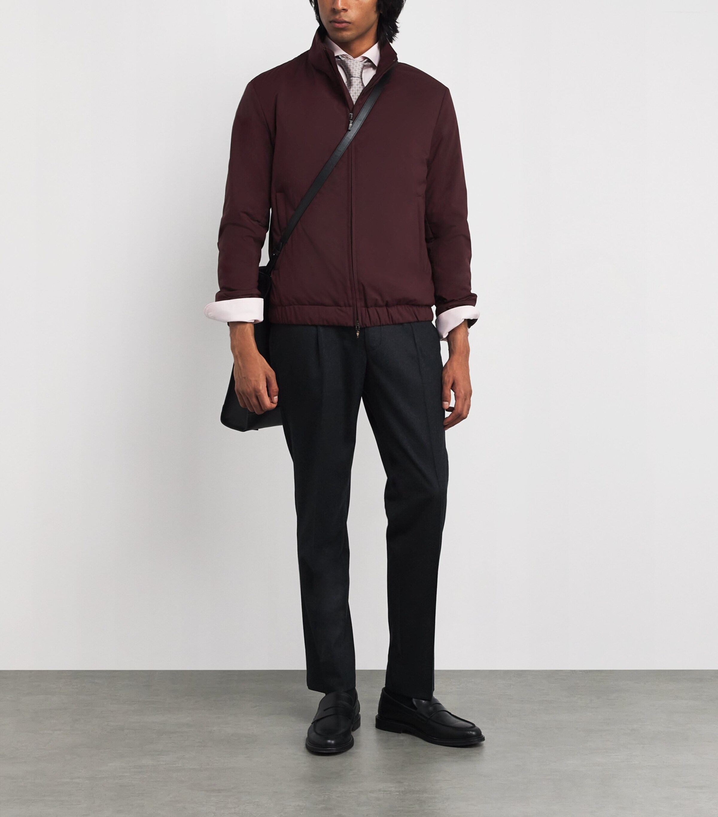 Padded Bomber Jacket RED  30368 Image 2