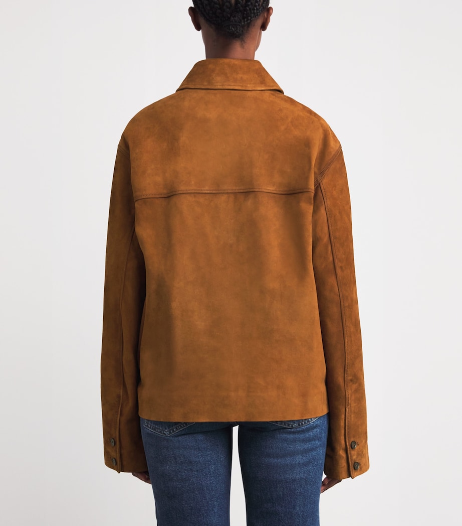 Suede Camber Bomber Jacket UMBER M80 Image 4