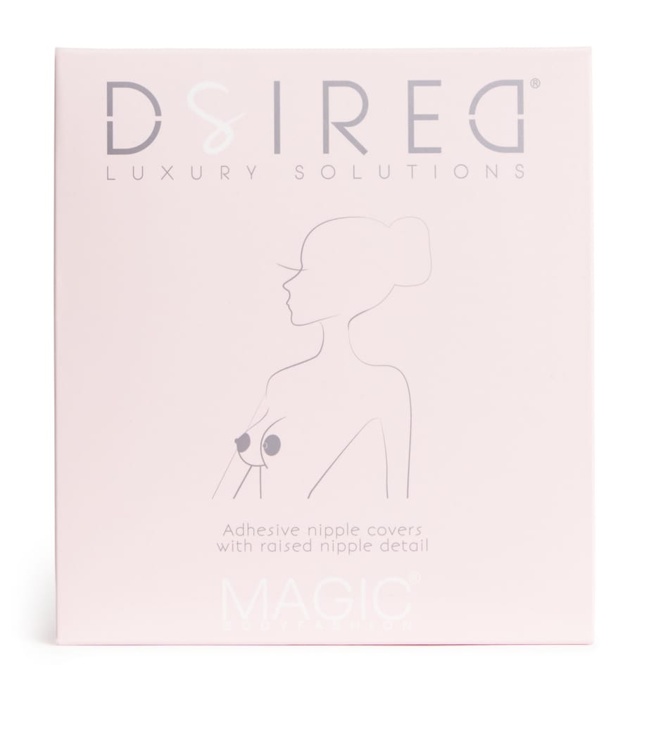 Dsired Womens Adhesive Silicone Covers Caramel Image 1