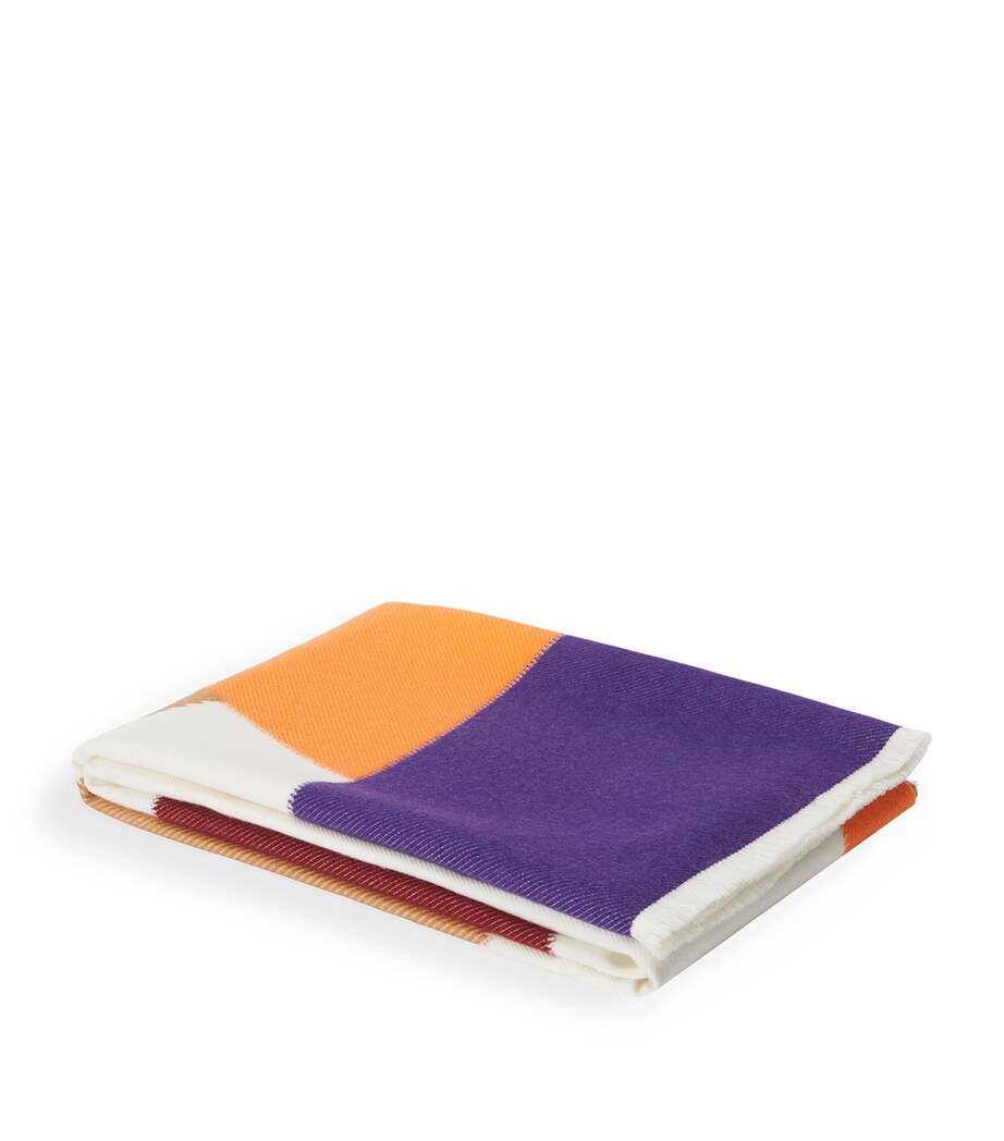 Wool-Blend Nastri Throw (130cm x 190cm) 100 - MULTI Image 1