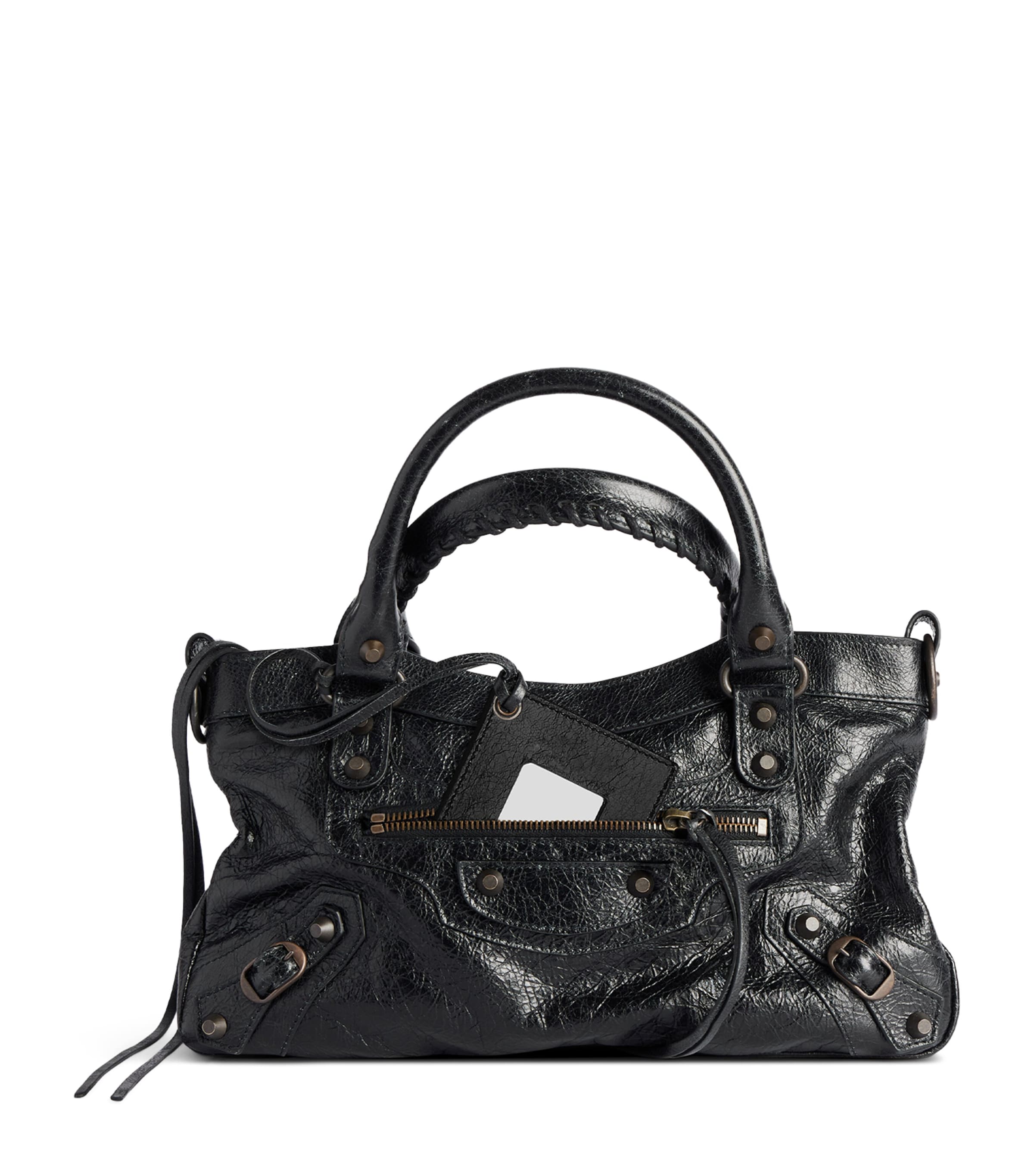 Balenciaga Le City First Top-handle Bag In Black