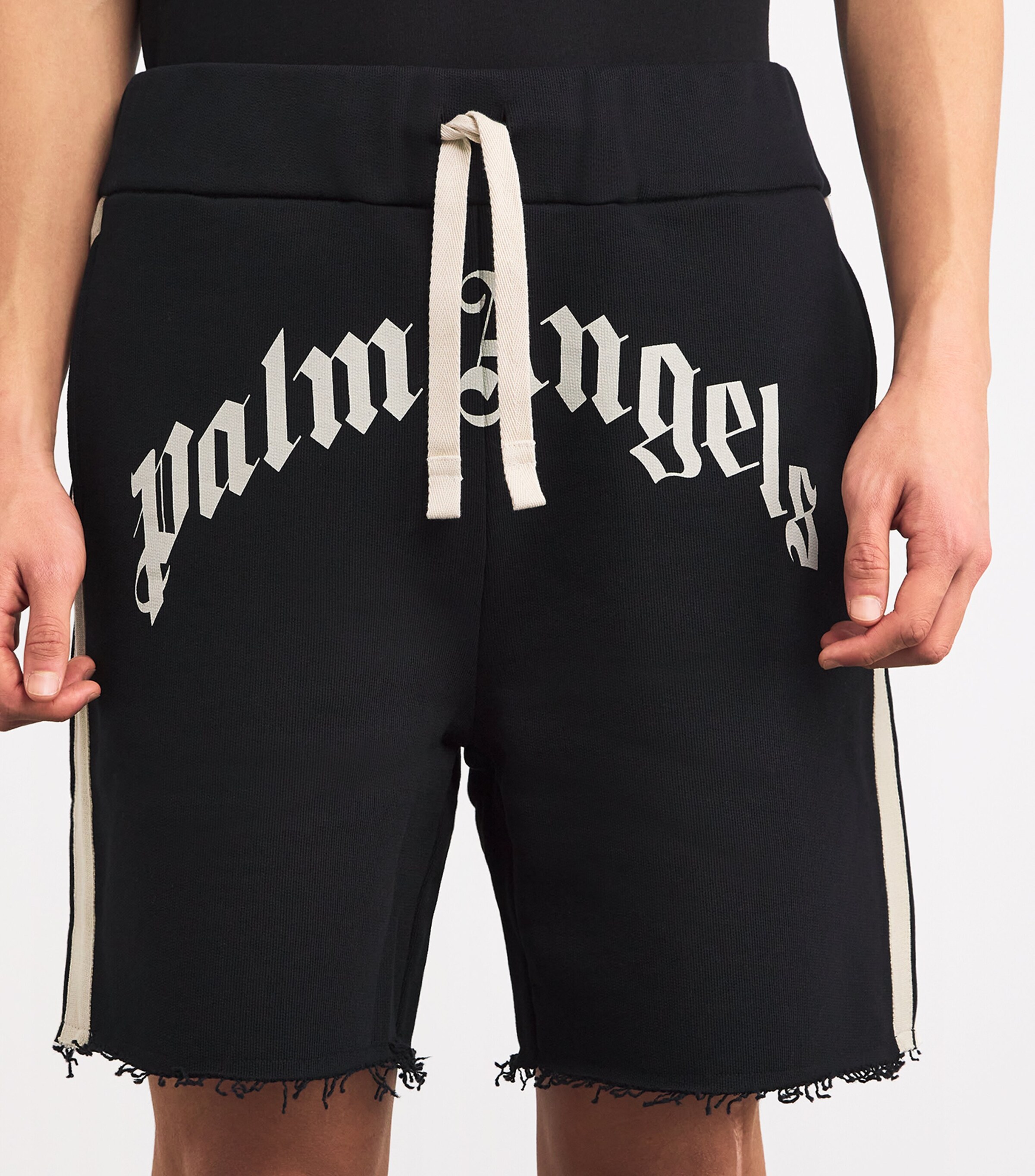 Logo Track Sweatshorts BLACK Image 6