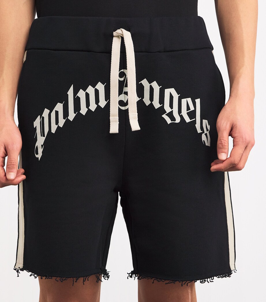 Logo Track Sweatshorts BLACK Image 6