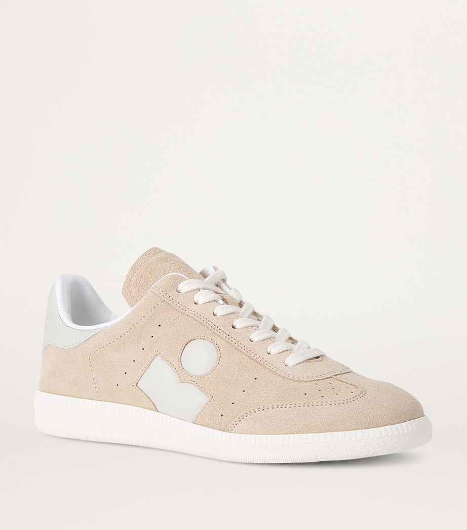 Suede Bryce Logo Sneakers BEIGE COMB Image 3