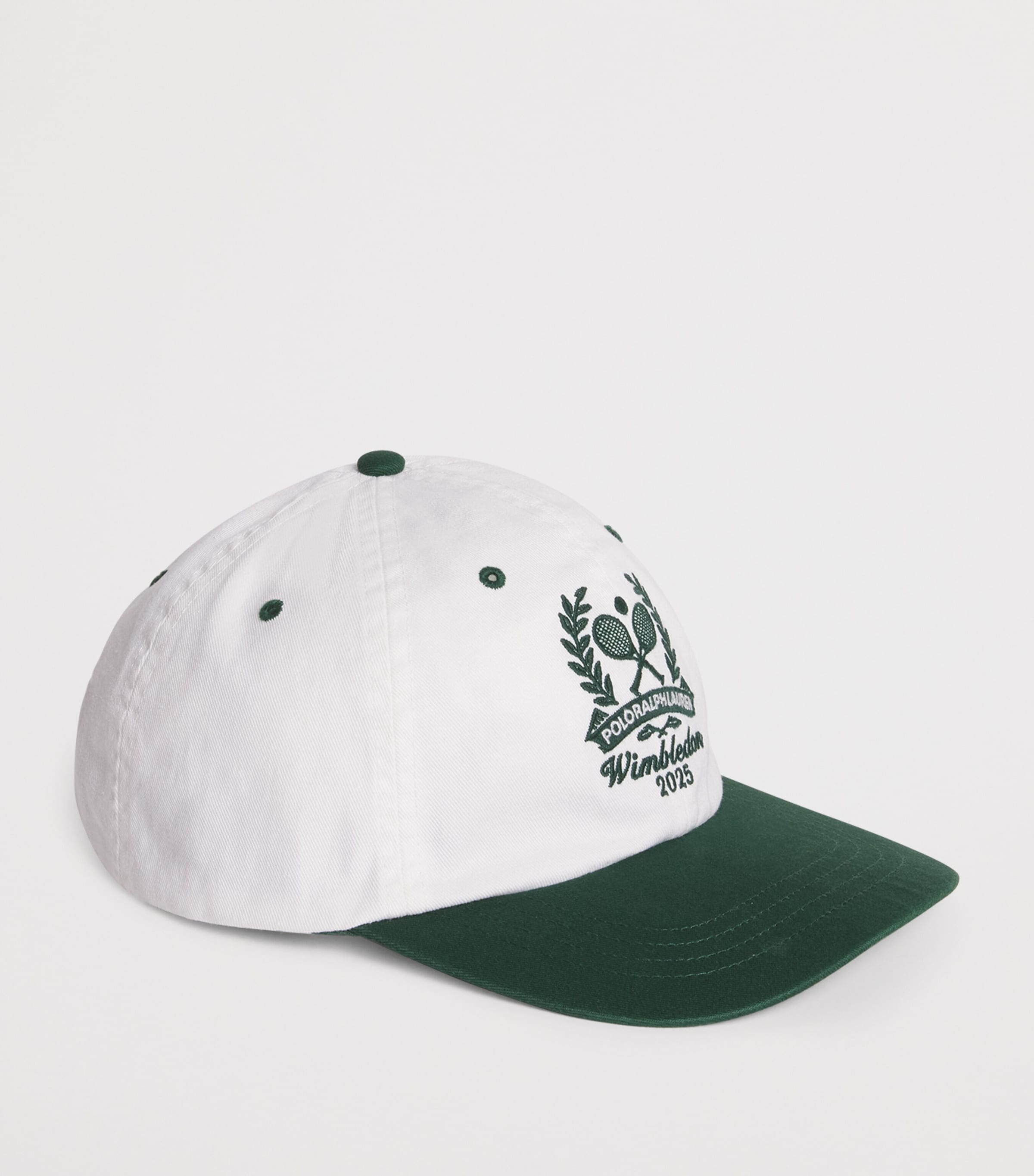 RLX Ralph Lauren White x Wimbledon Embroidered Baseball Cap