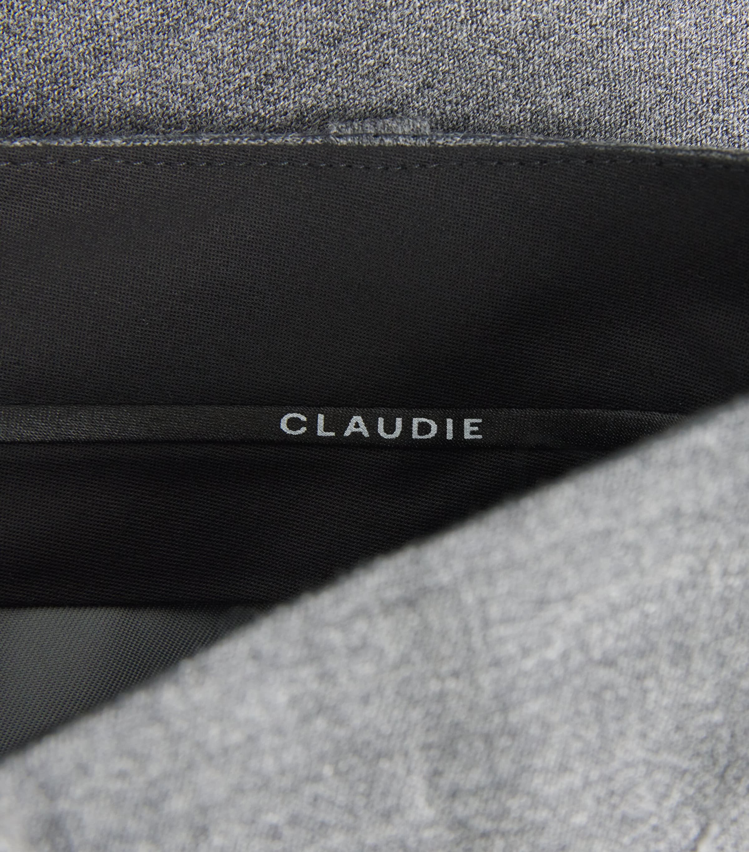 Claudie Pierlot Womens Virgin Wool Trousers Mottled Grey Image 6