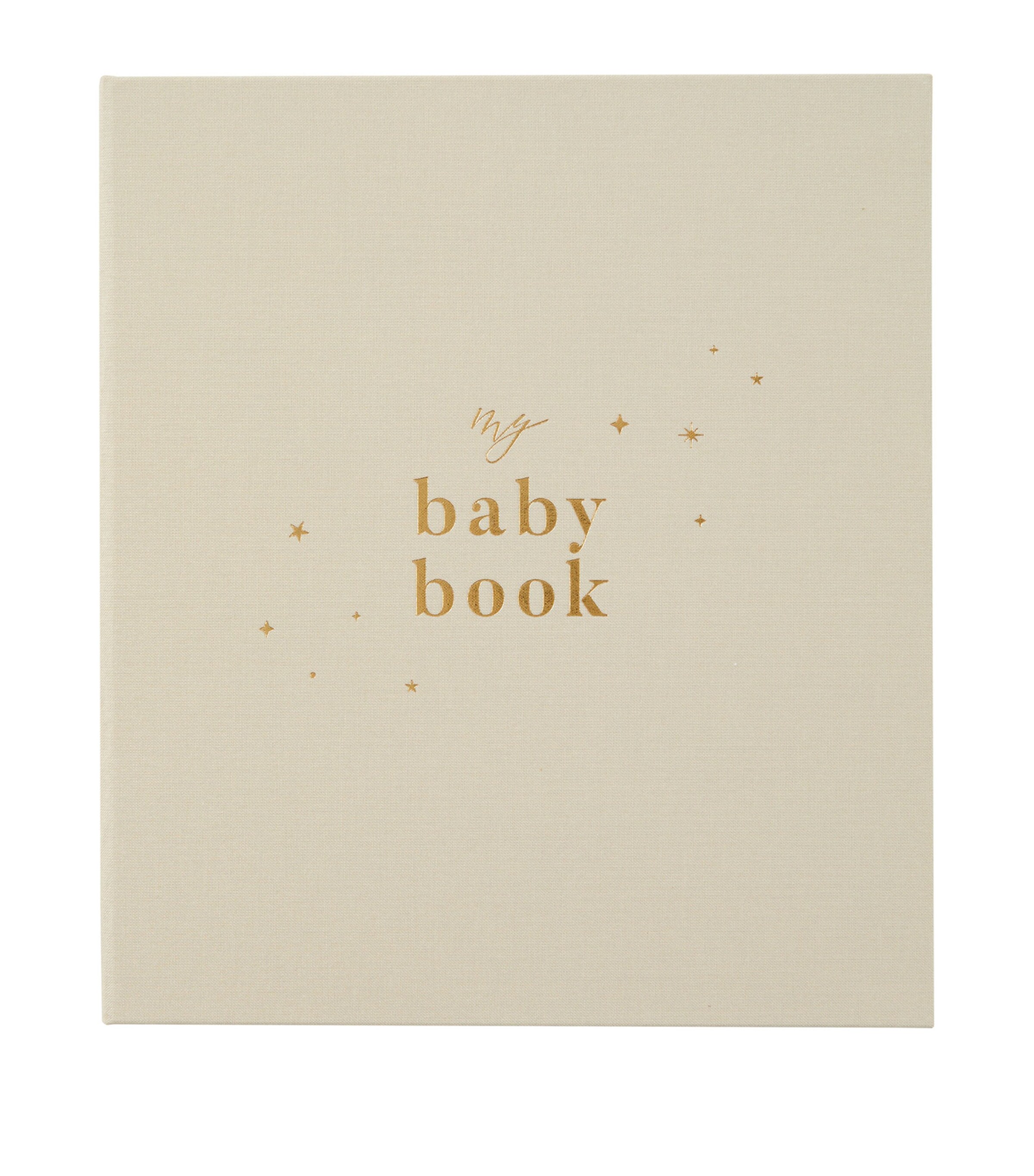 Blush and Gold My Baby Memory Book Beige, Gold Image 1
