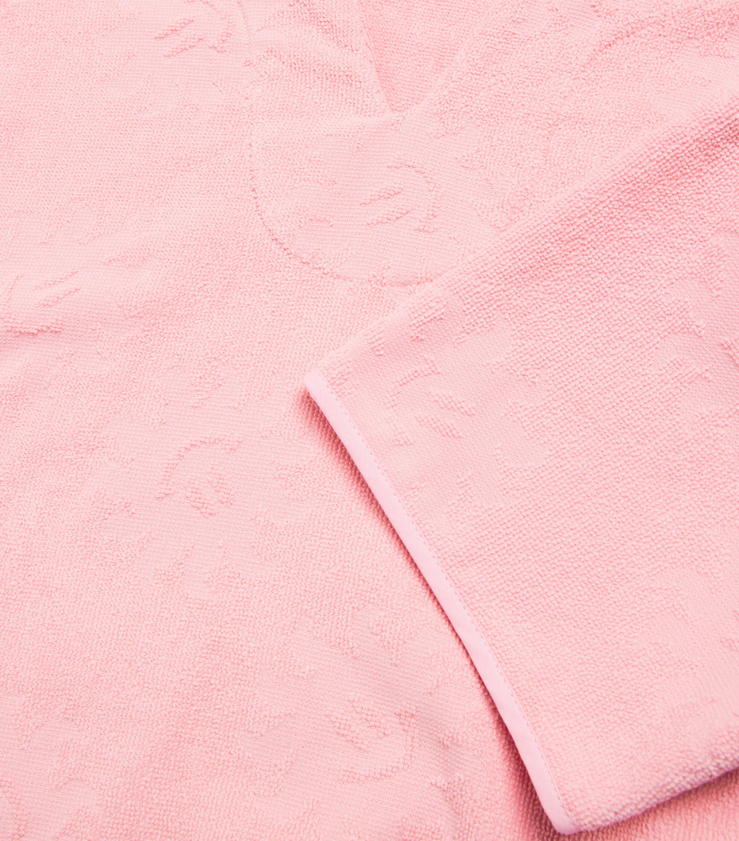 Hunza G Kids Towelling Sunny Hooded Poncho (2-6 Years) Pink Image 3