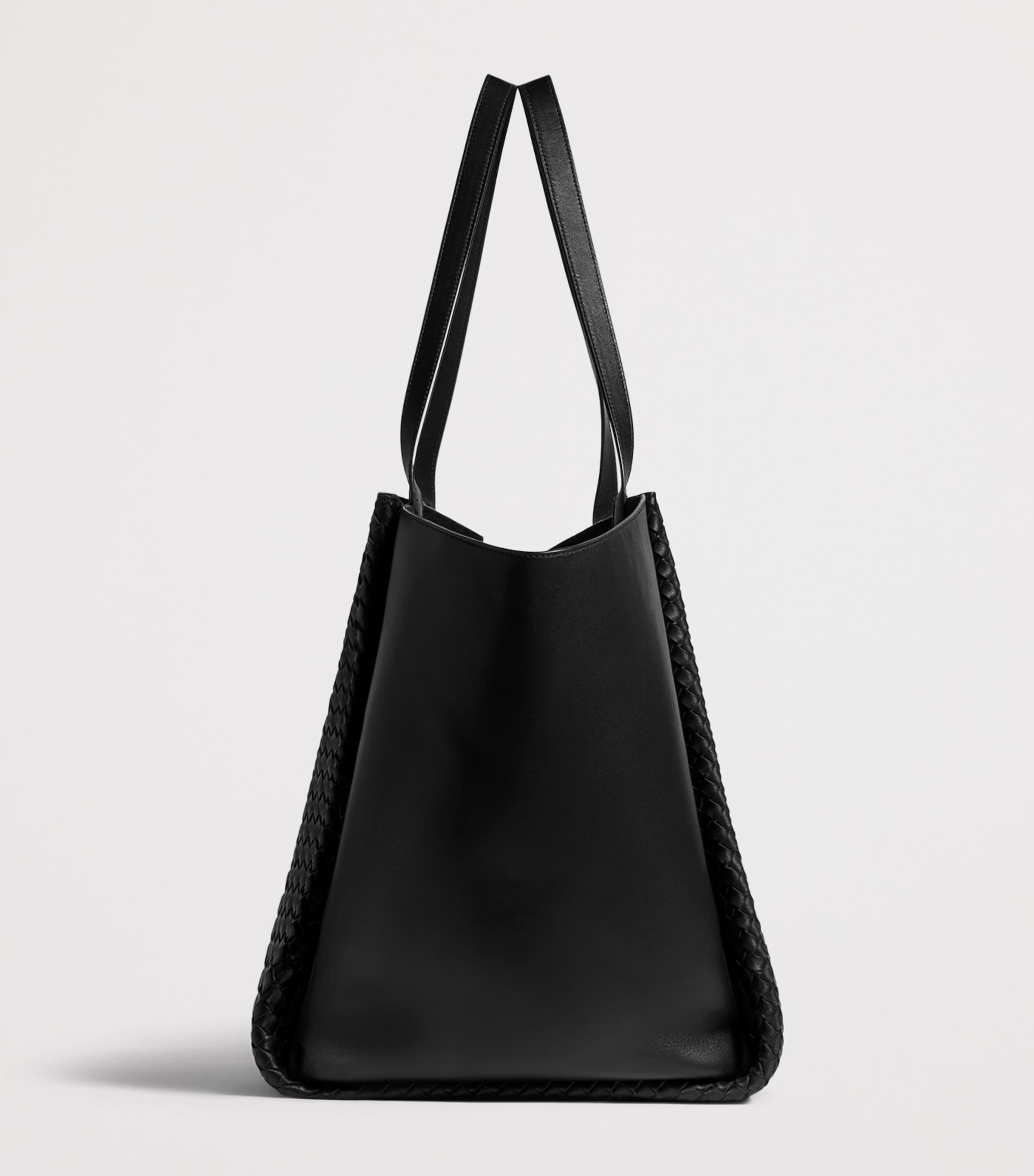 Bottega Veneta Black Large Nappa Leather Corso Shoulder Bag