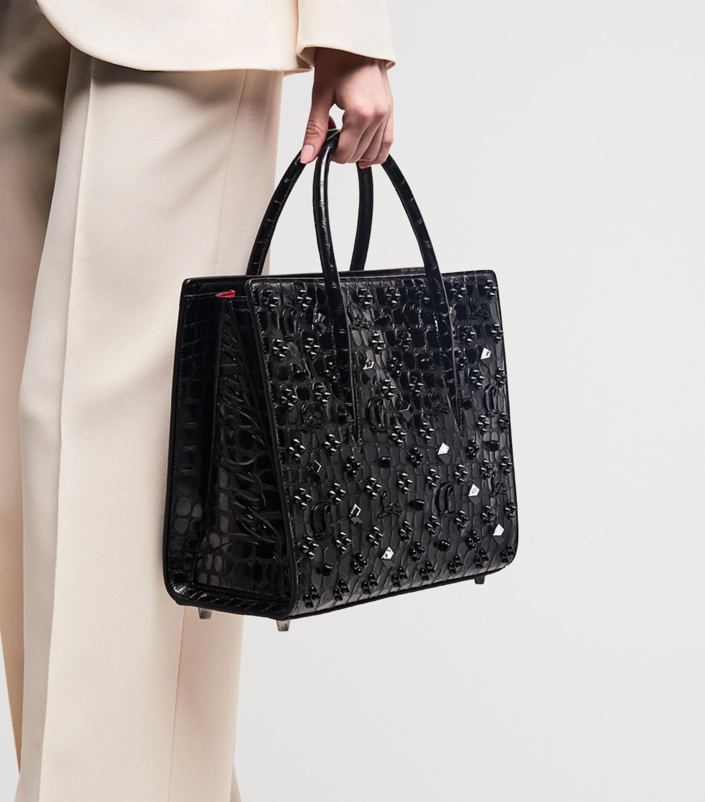 Paloma Medium Calf Leather Top-Handle Bag CM53 Image 6