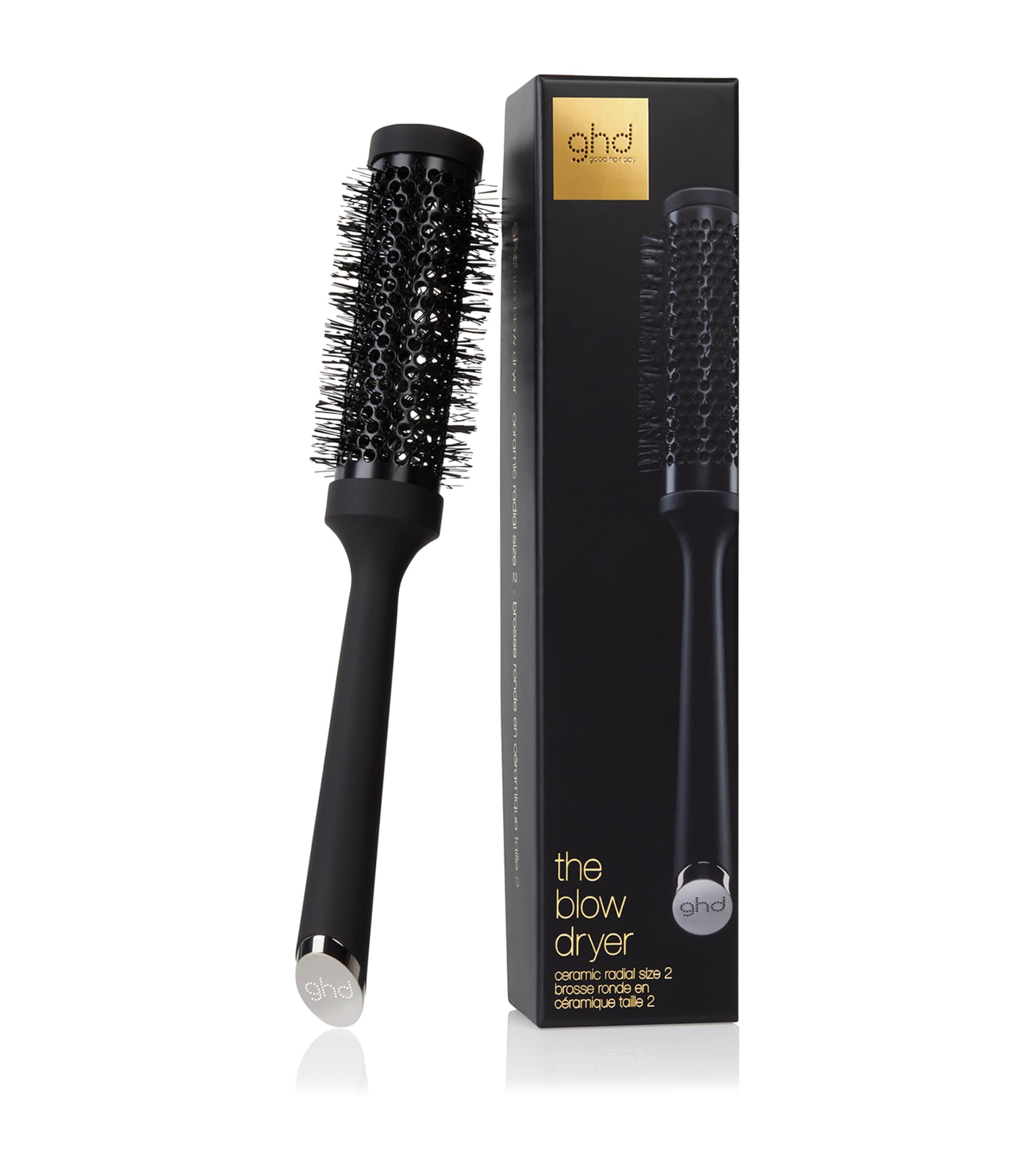 The Blow Dryer Ceramic Radial Size 2 Hair Brush NO COLOUR Image 2