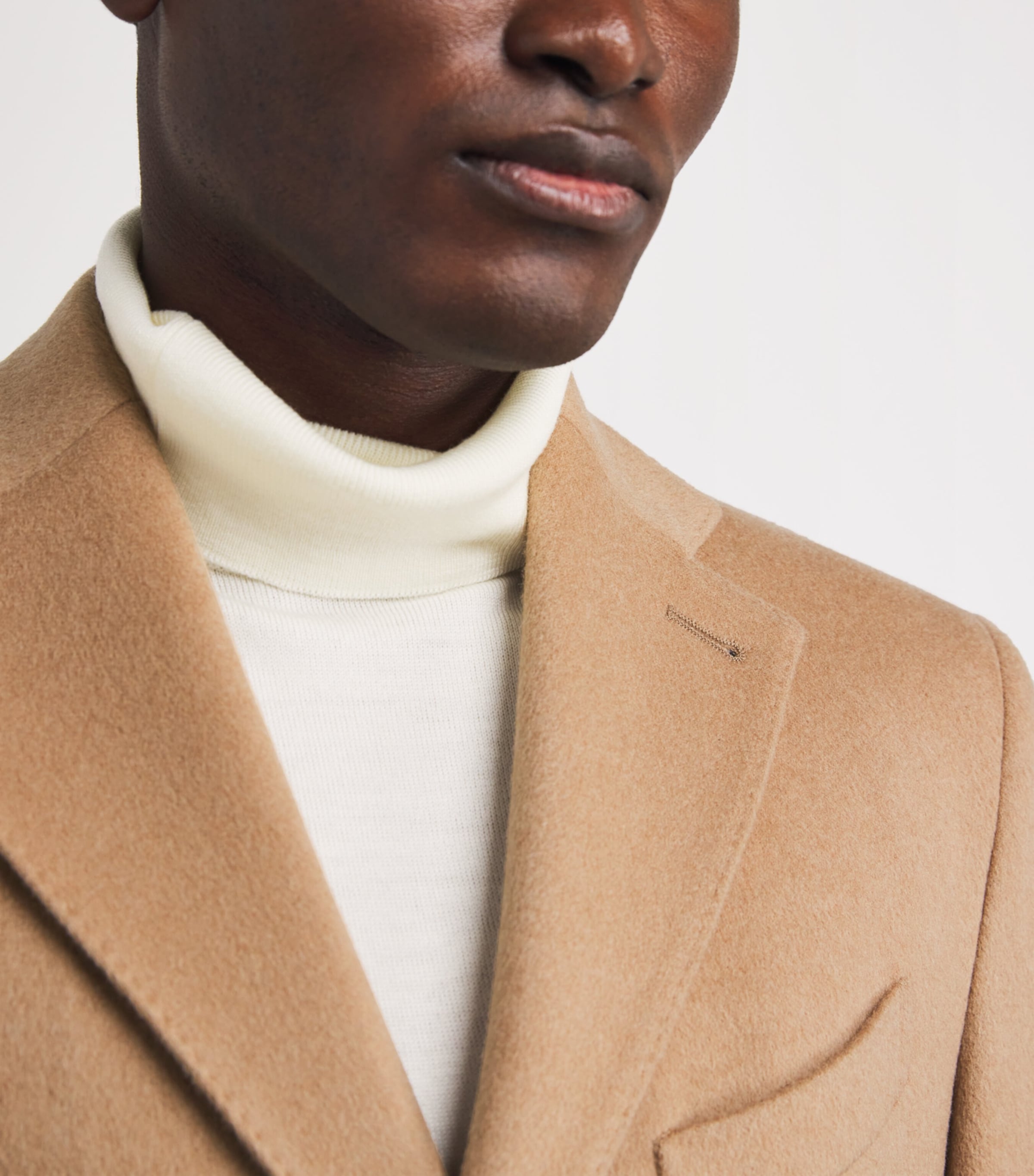 Pal Zileri Beige Wool-Cashmere Overcoat | Harrods UK
