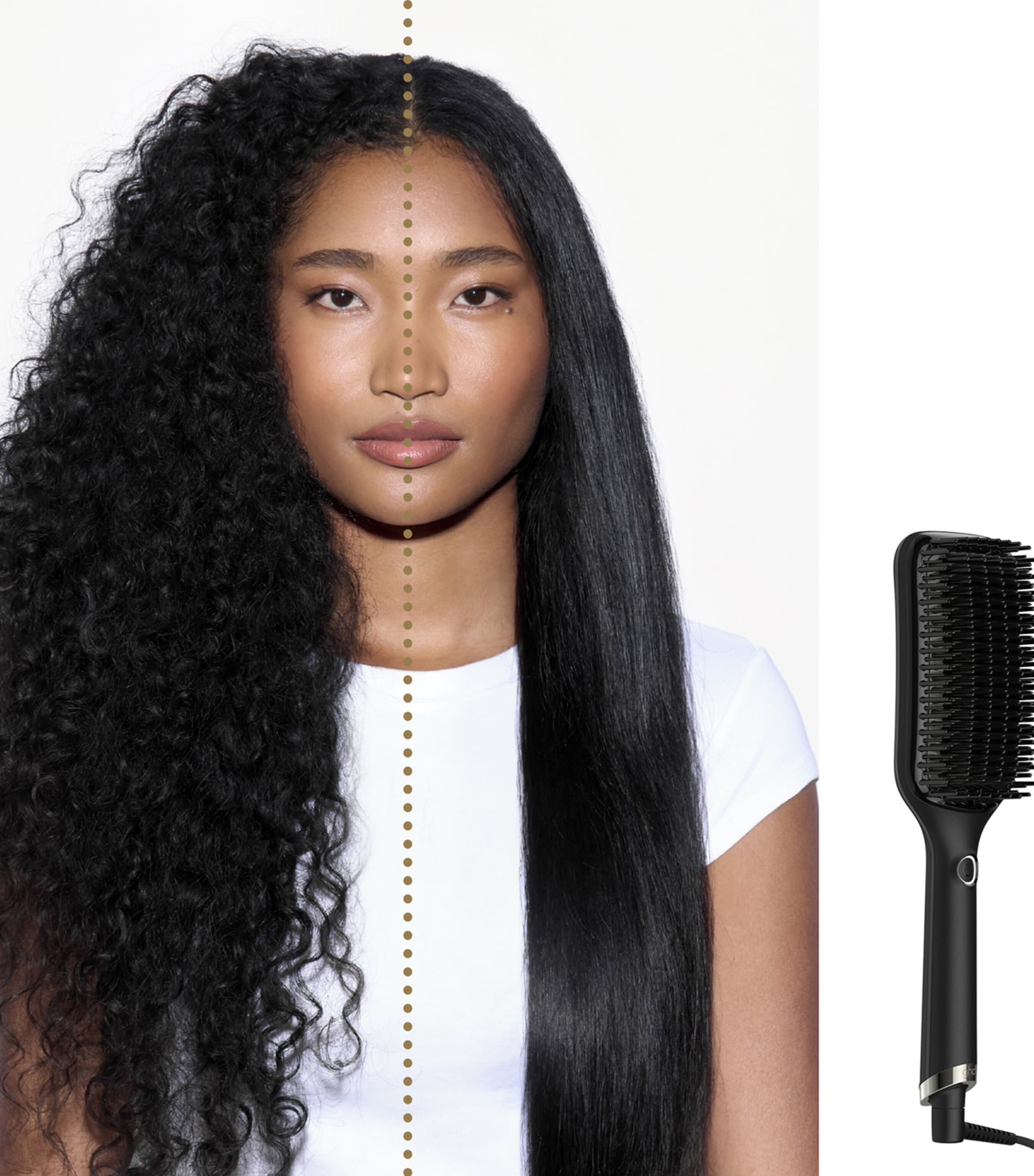 ghd Glide+ Max Hot Brush Black Image 2