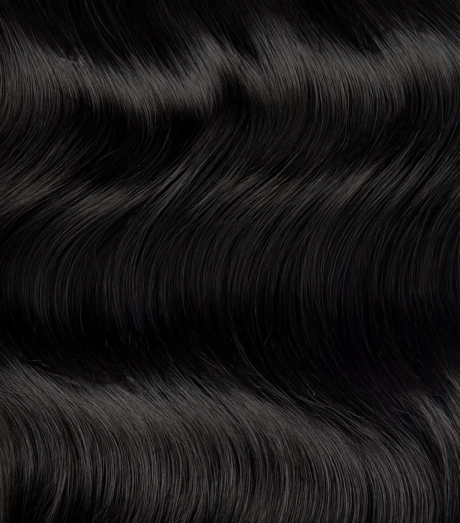 Beauty Works x Huda BARELY THERE Clip-In Hair Extensions Set (18") MIDNIGHT KOHL Image 2