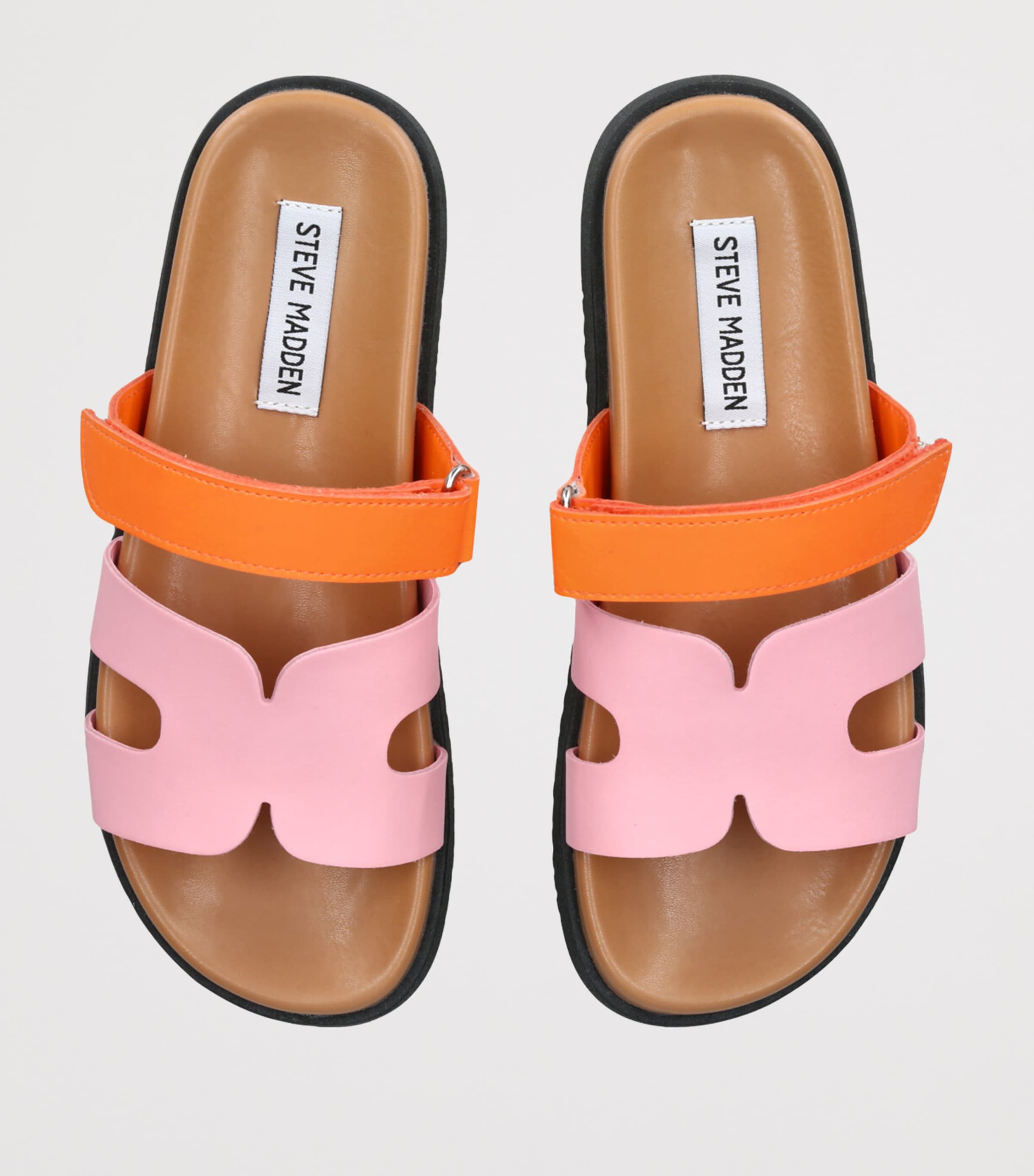 Steve Madden Missile Sandals Pink Comb Image 4