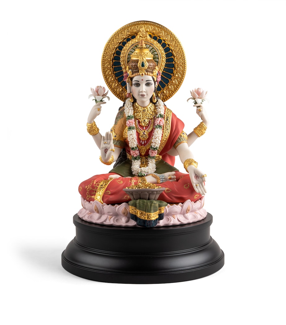 Lladró Goddess Lakshmi Figurine Image 3