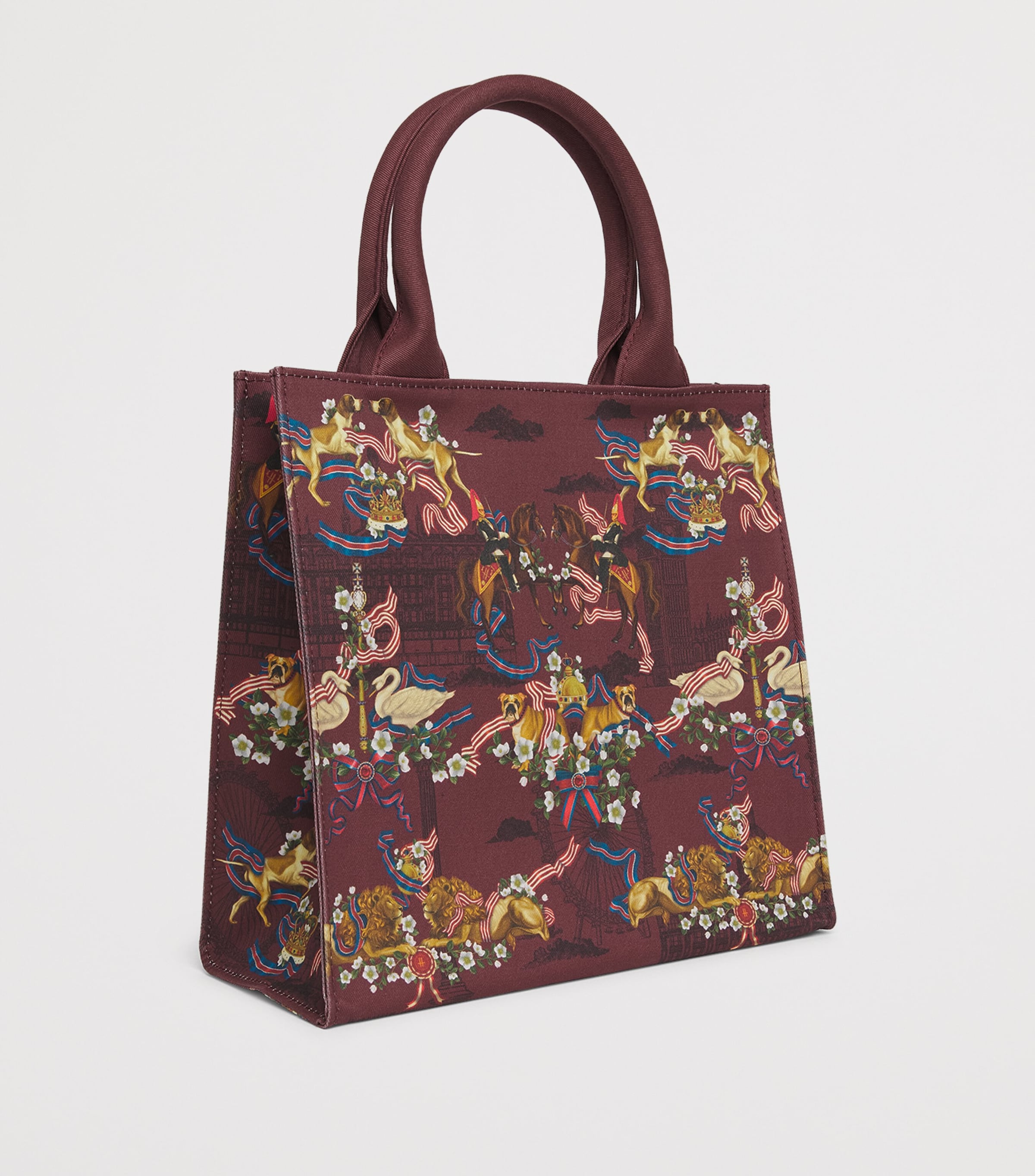 Harrods Small Great British Tote Bag Navy Image 2