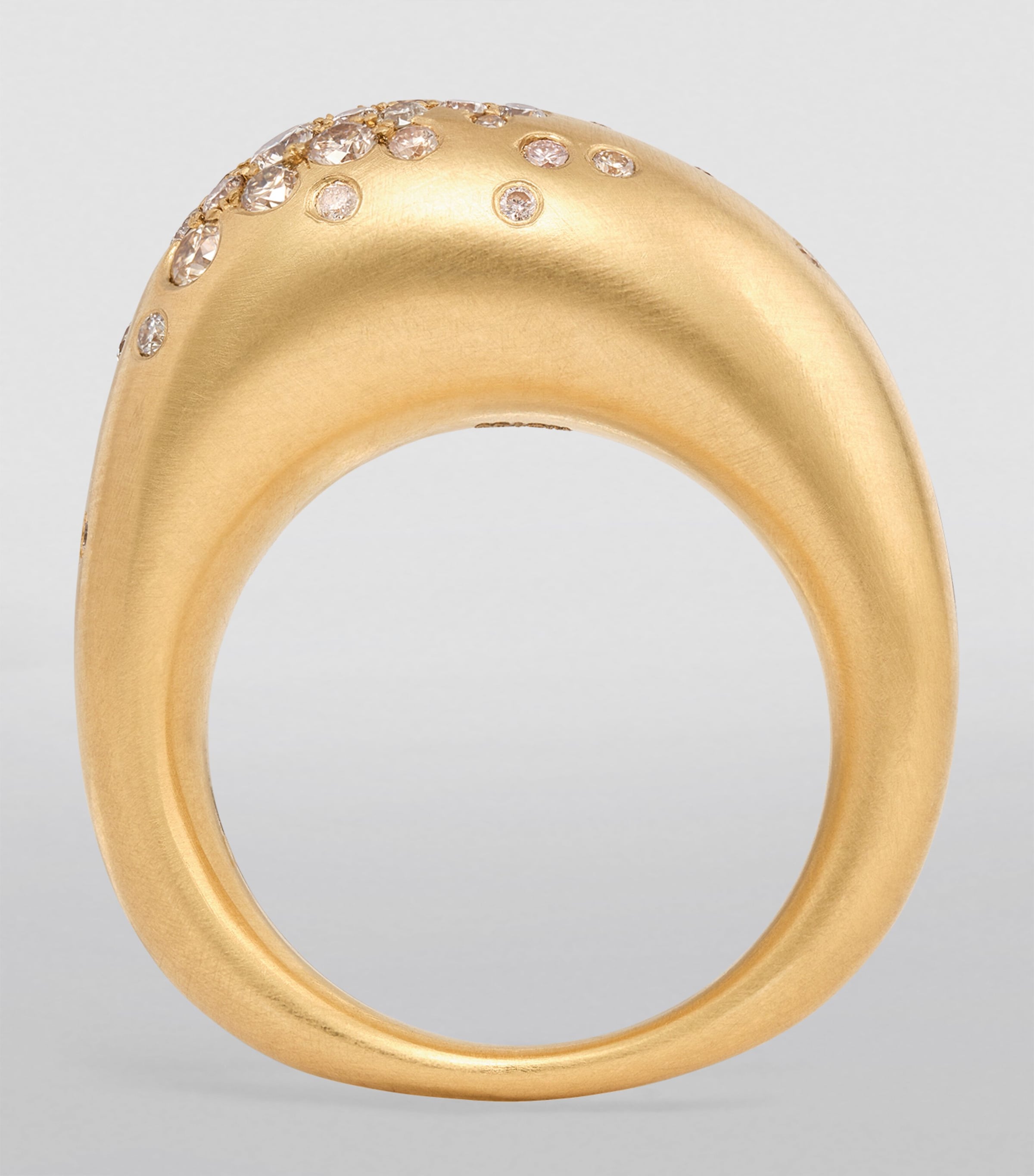 Big Yellow Gold and Champagne Diamond My Muse Urban Winter Ring YELLOW GOLD Image 3