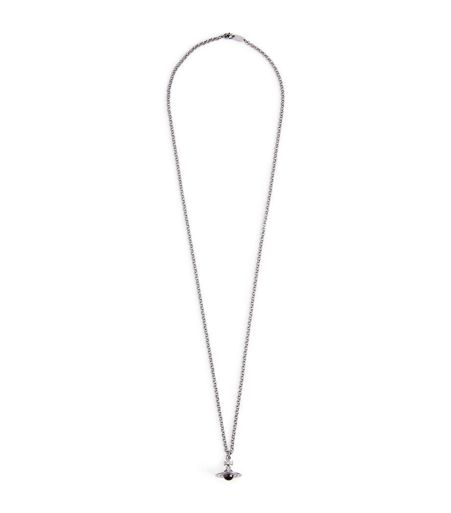 Vivienne Westwood Tiny Orb Pendant Necklace Ruthenm/crystl Image 1