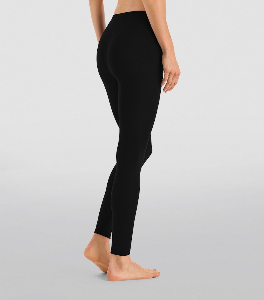 Silk-Cashmere Leggings BLACK Image 5