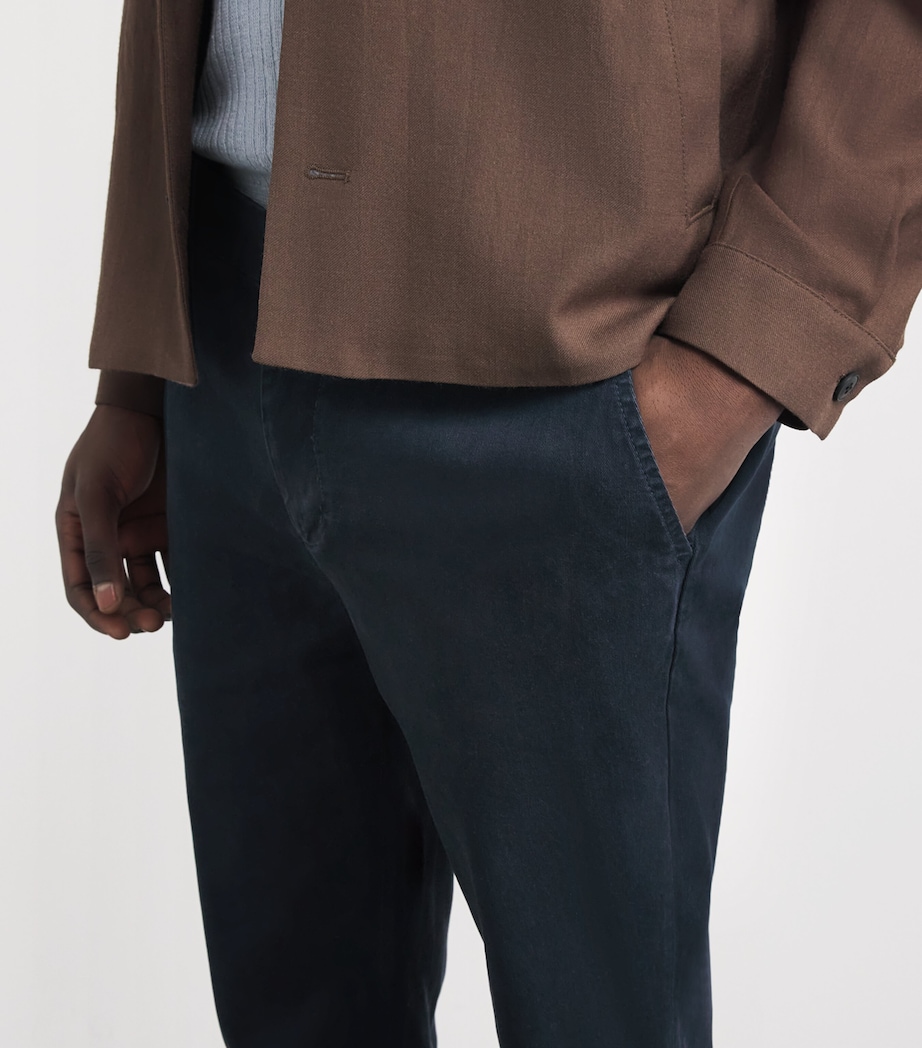 FRAME Mens Slim Chinos Navy Image 6