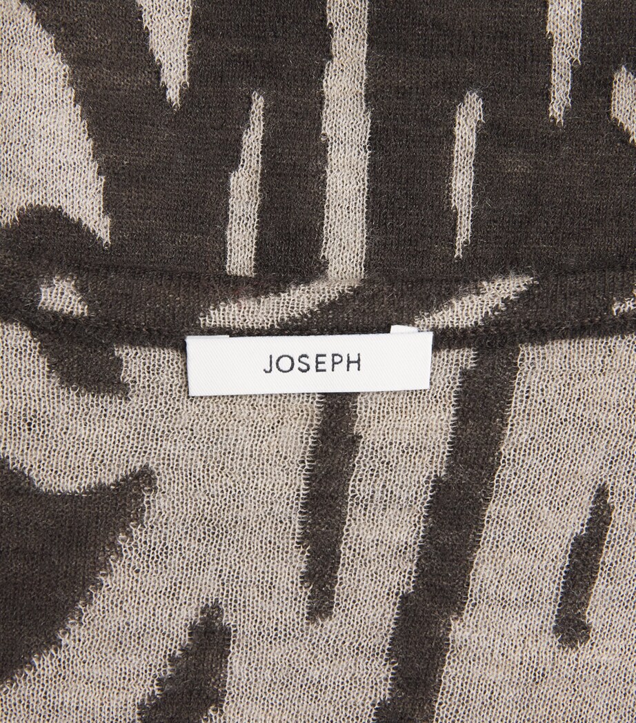 Joseph Womens Cashmere Villa Long-Sleeve T-Shirt Powder/cocoa Image 5
