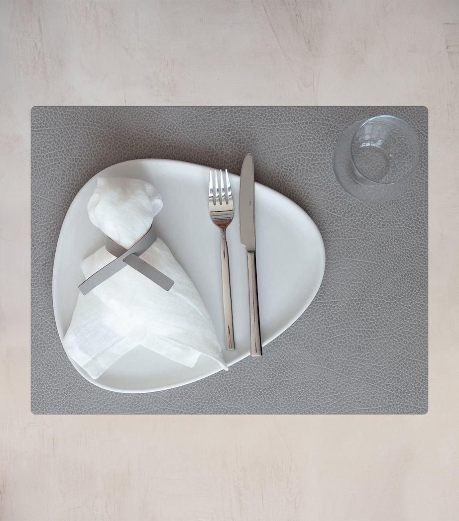 Hippo Square Placemats (Set of 4) ANTHRACITE GREY Image 2