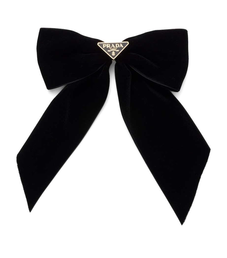 Velvet Bow Hair Clip F0002 Image 1