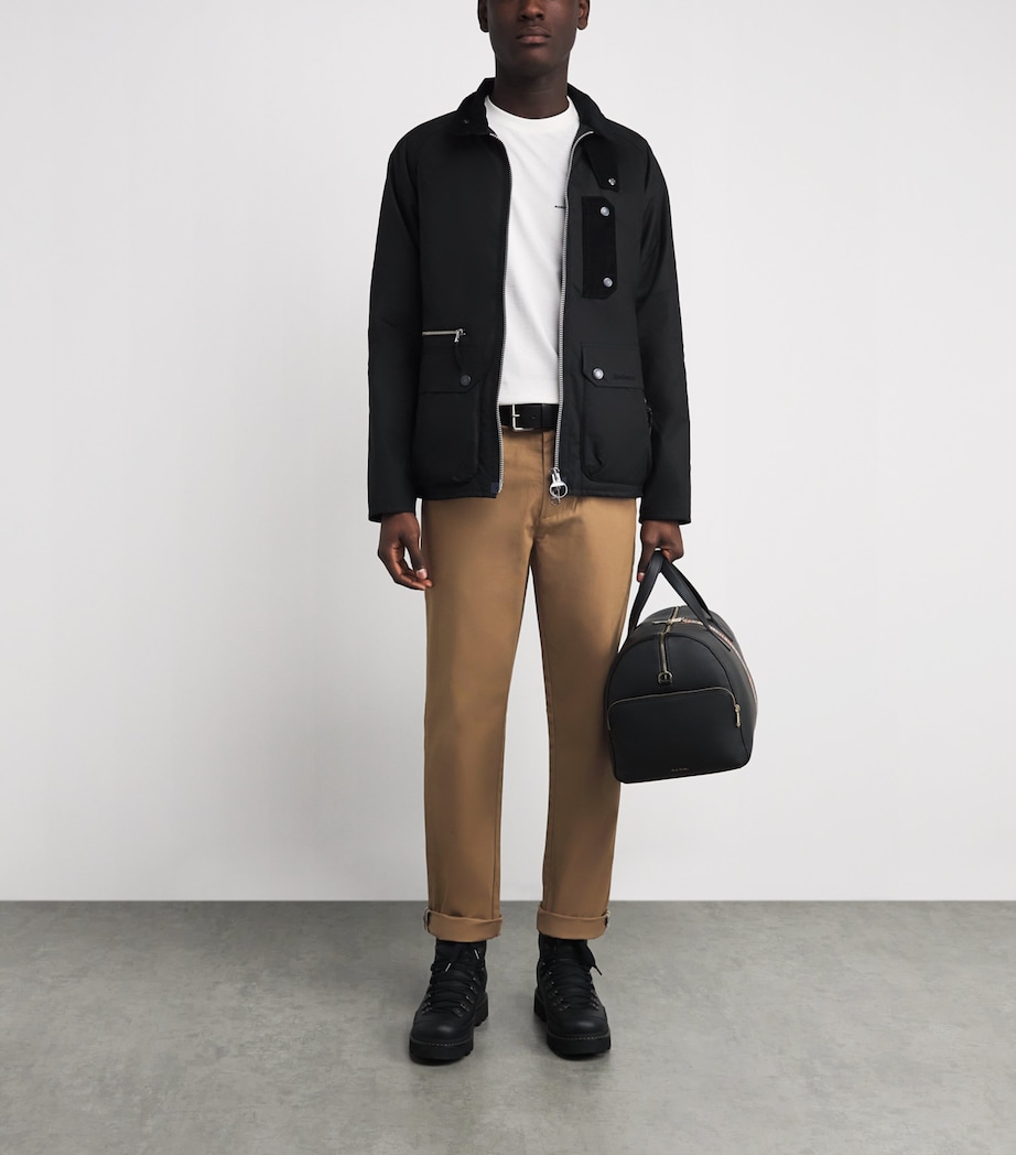 Stretch-Cotton Straight Trousers SANDSTONESN31 Image 2